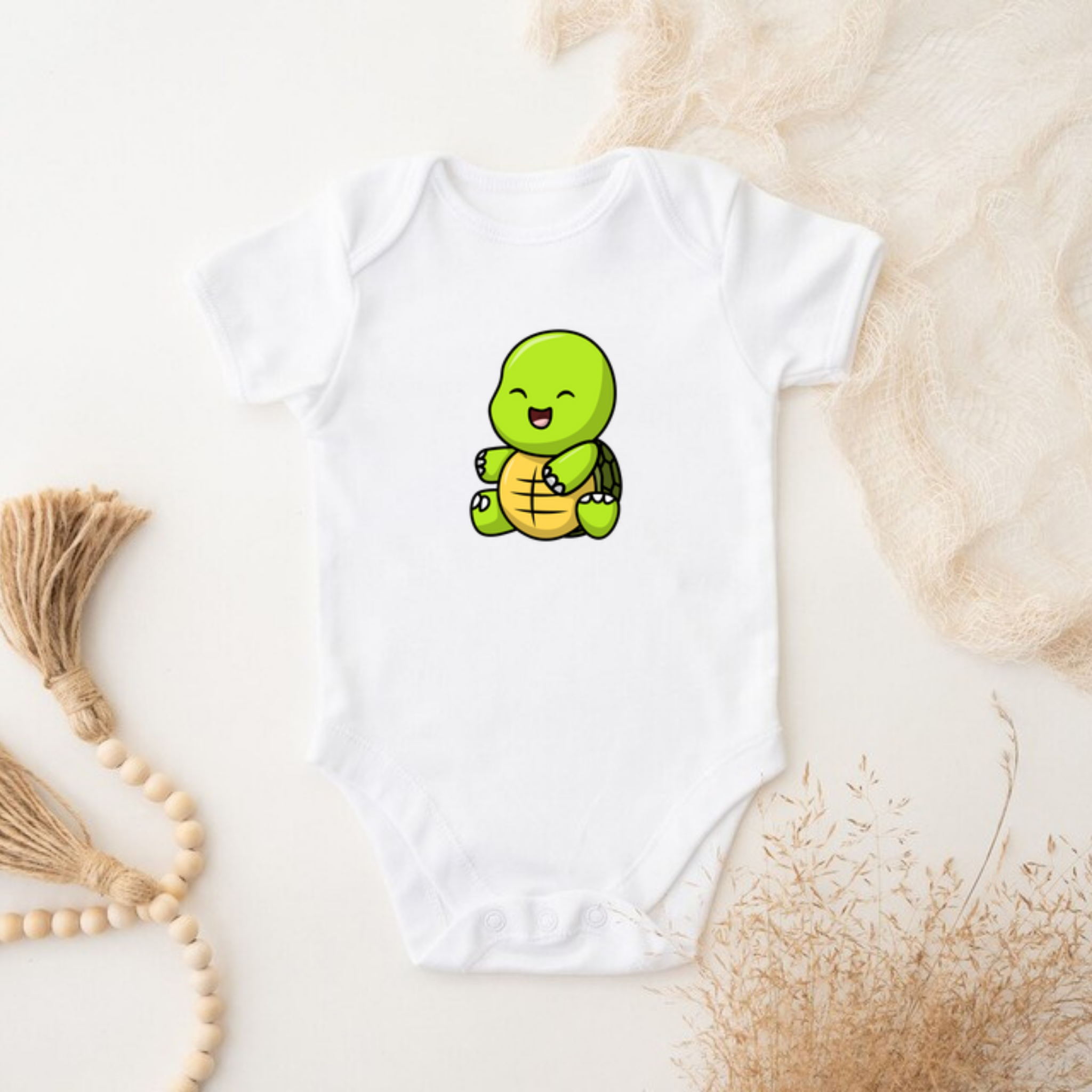 Sitting Baby Turtle Onesie