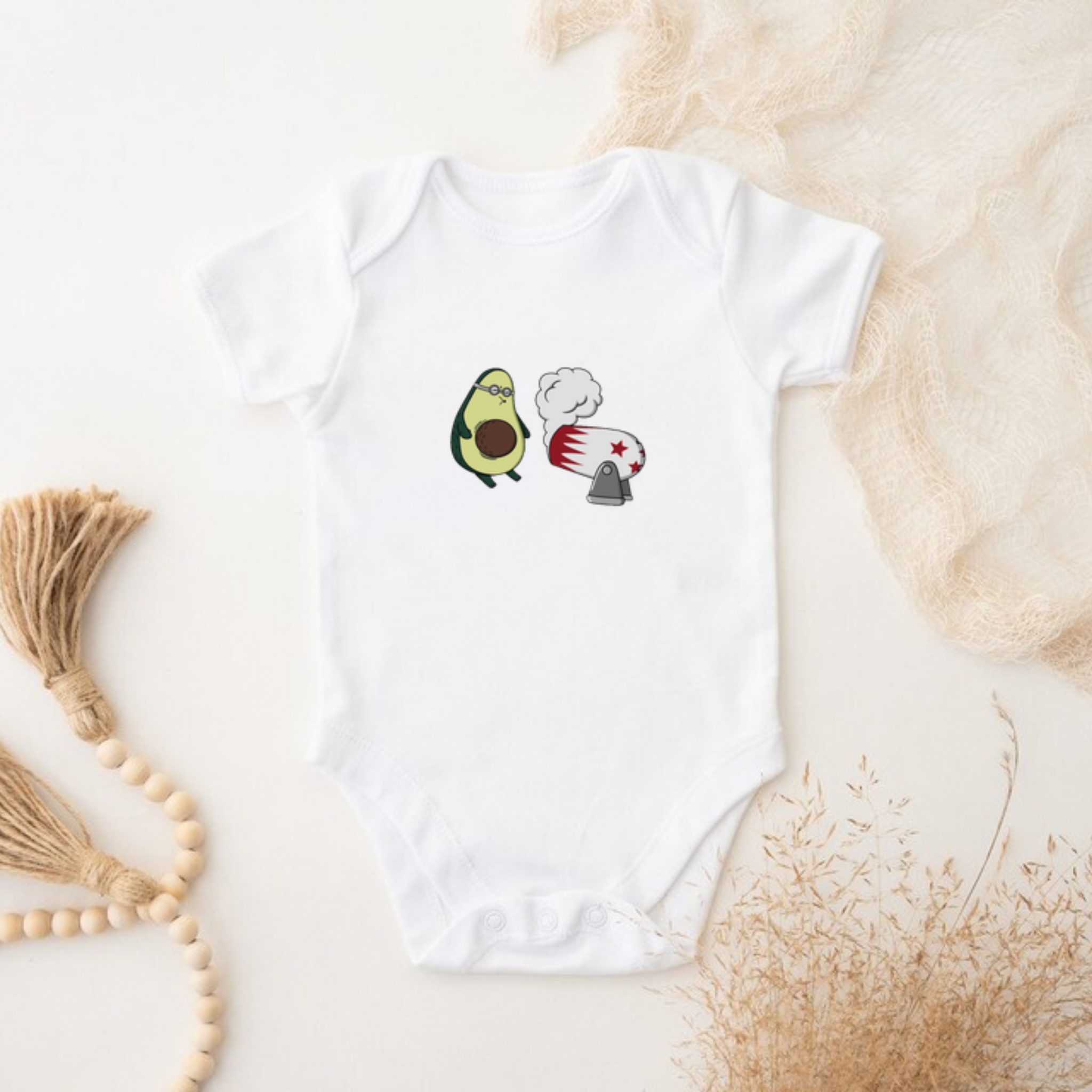 Avocado Stuntman Onesie