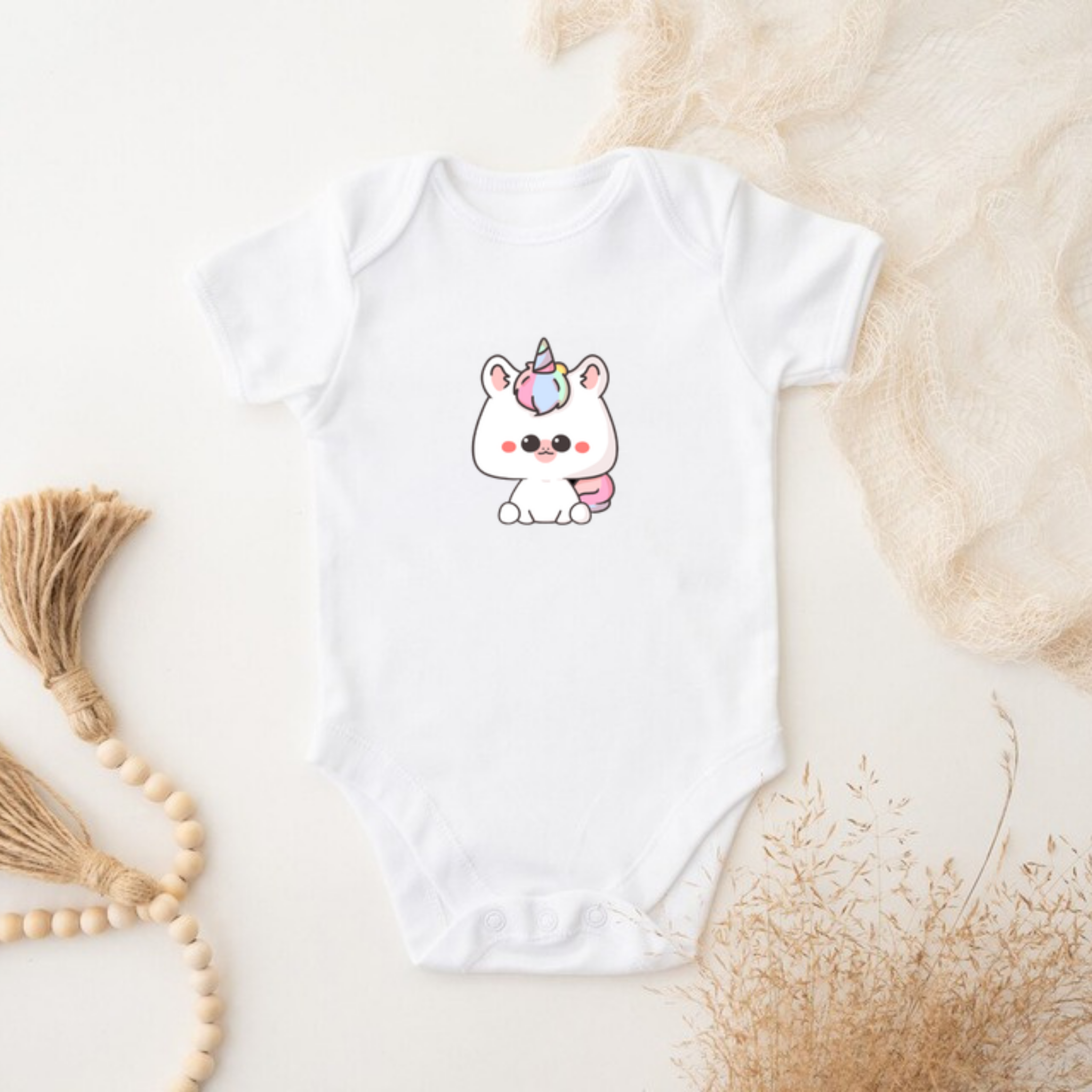Rainbow Baby Unicorn Onesie