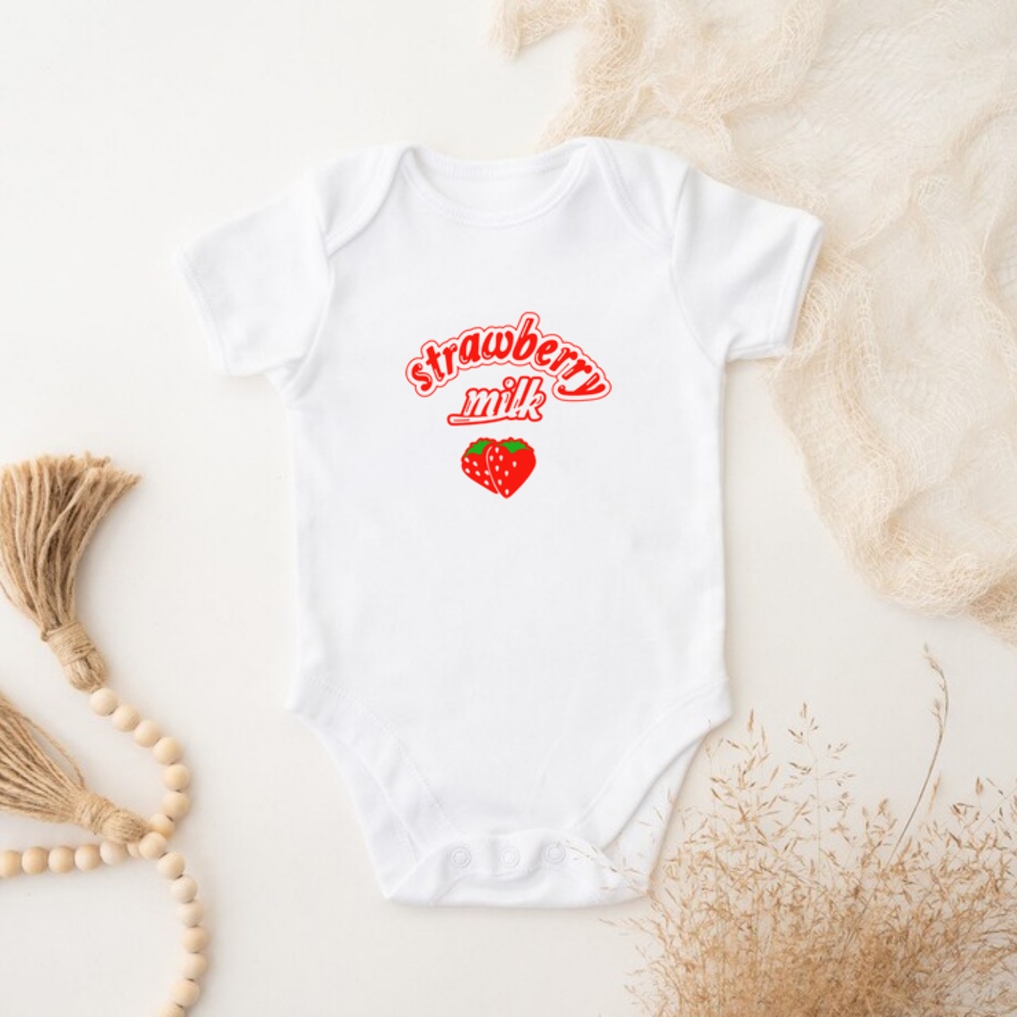 Strawberry Milk Onesie