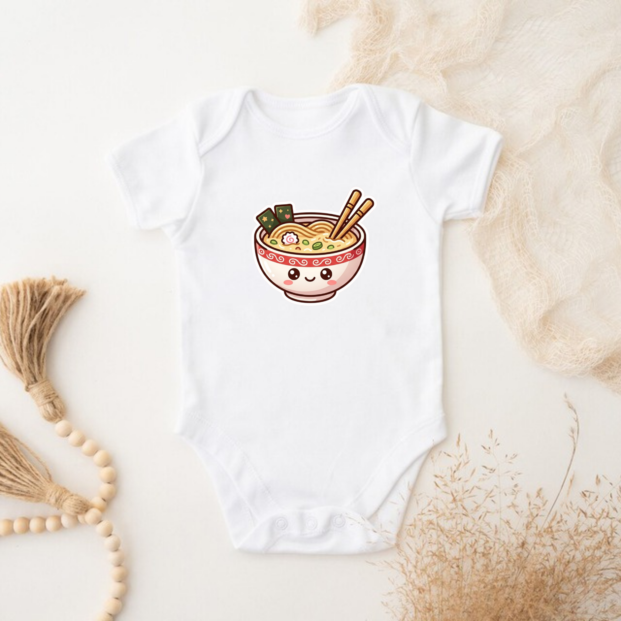 Happy Ramen Bowl Mascot Onesie