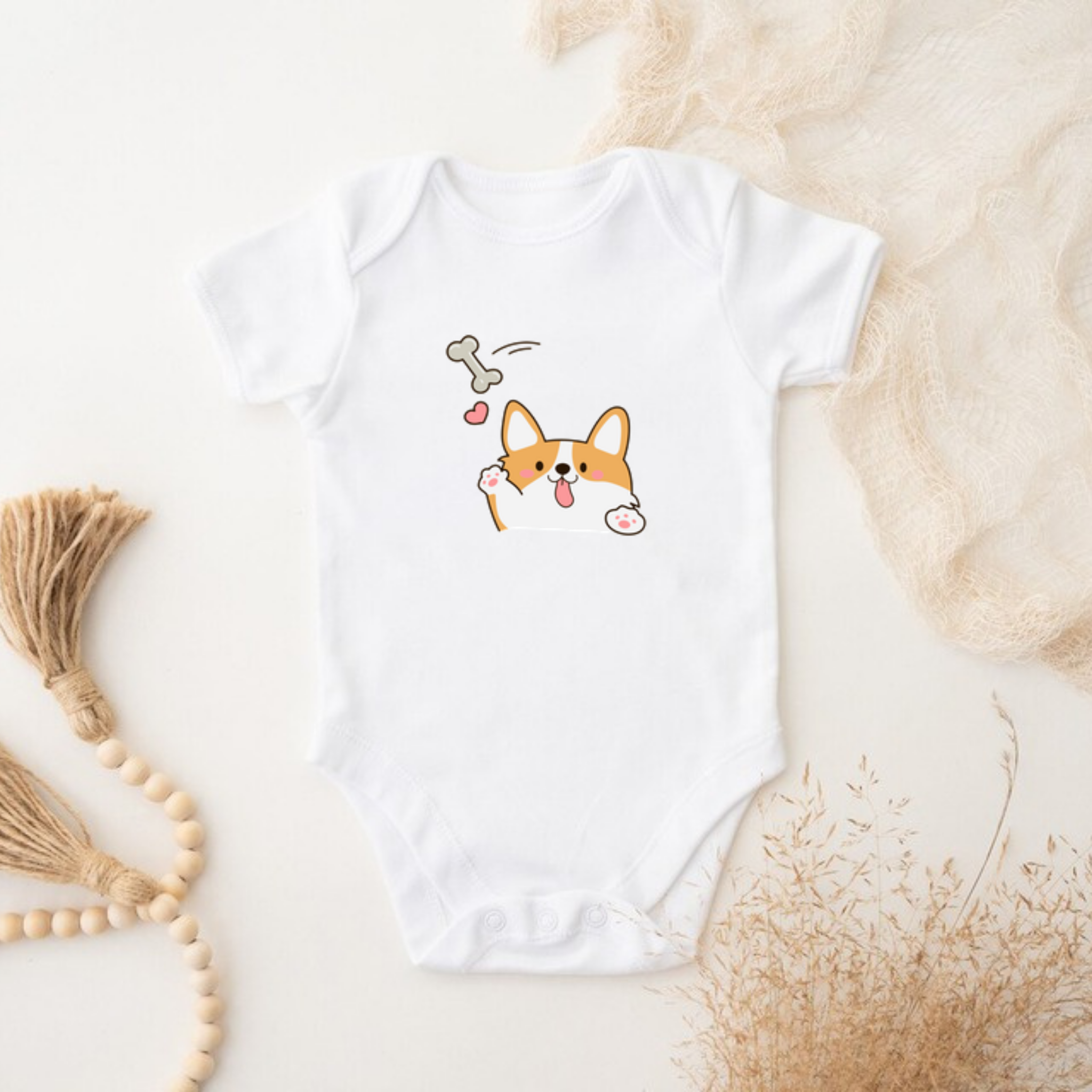 Dog Fetching Bone Onesie