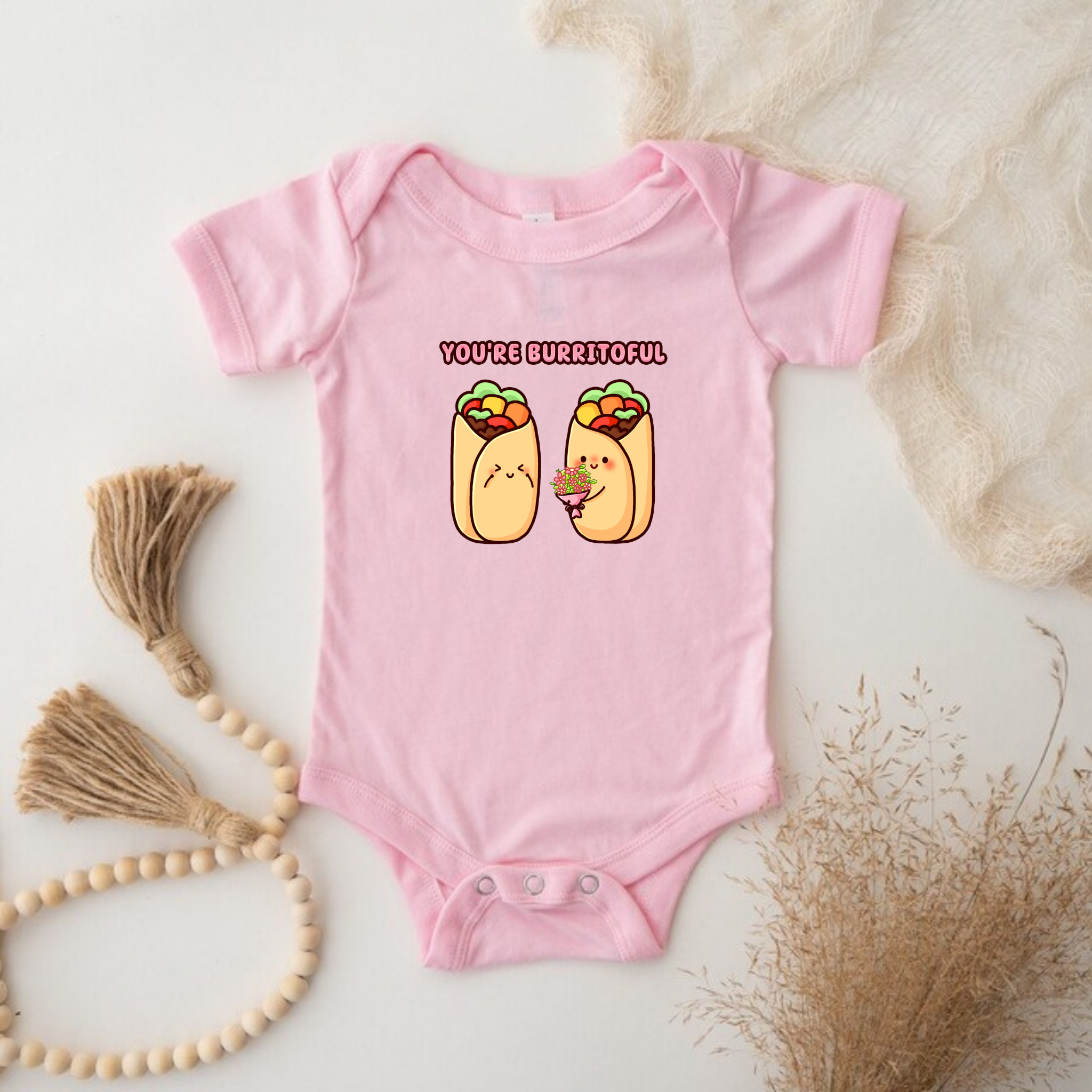 You're Burritoful Burrito Couple Onesie