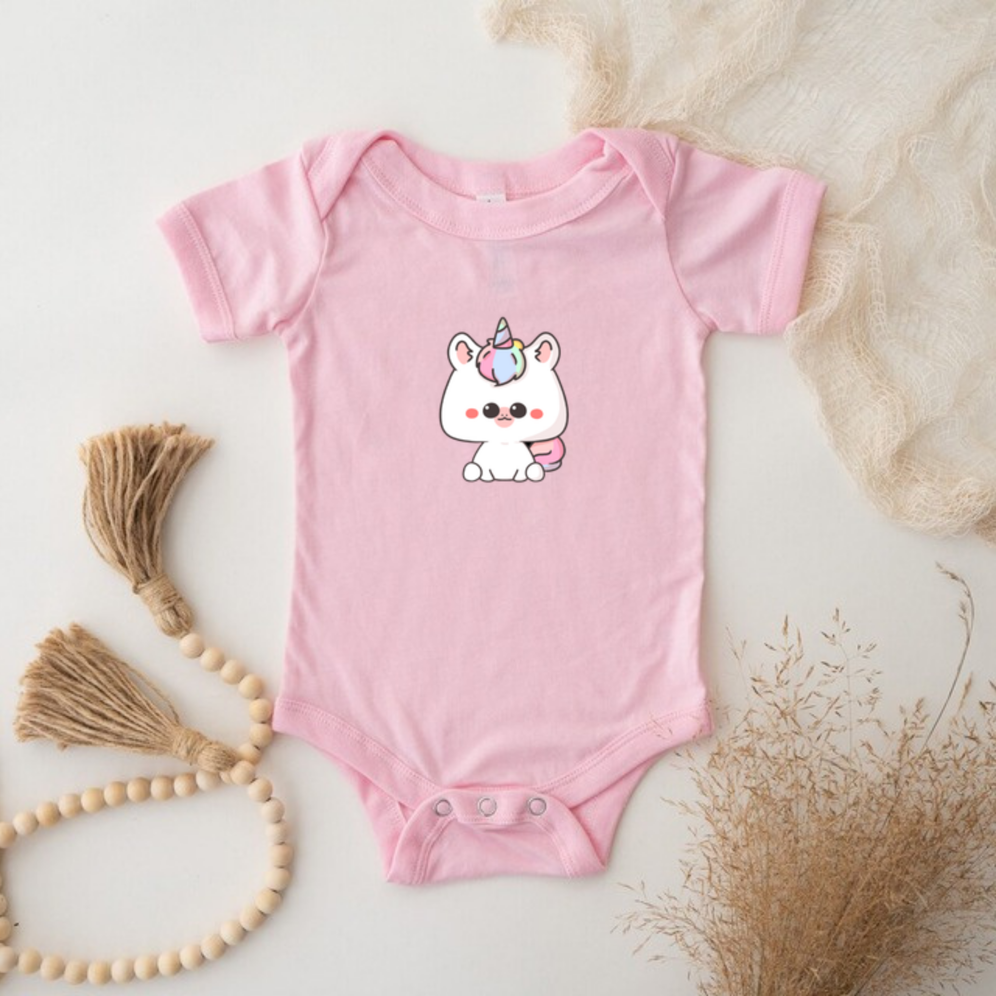Rainbow Baby Unicorn Onesie
