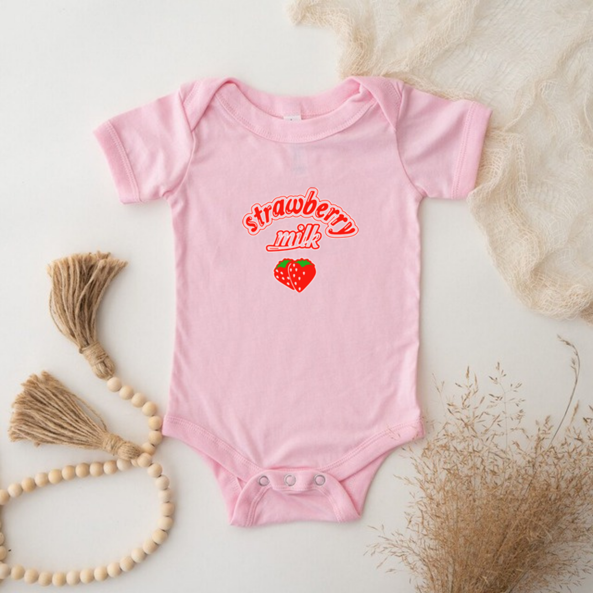 Strawberry Milk Onesie