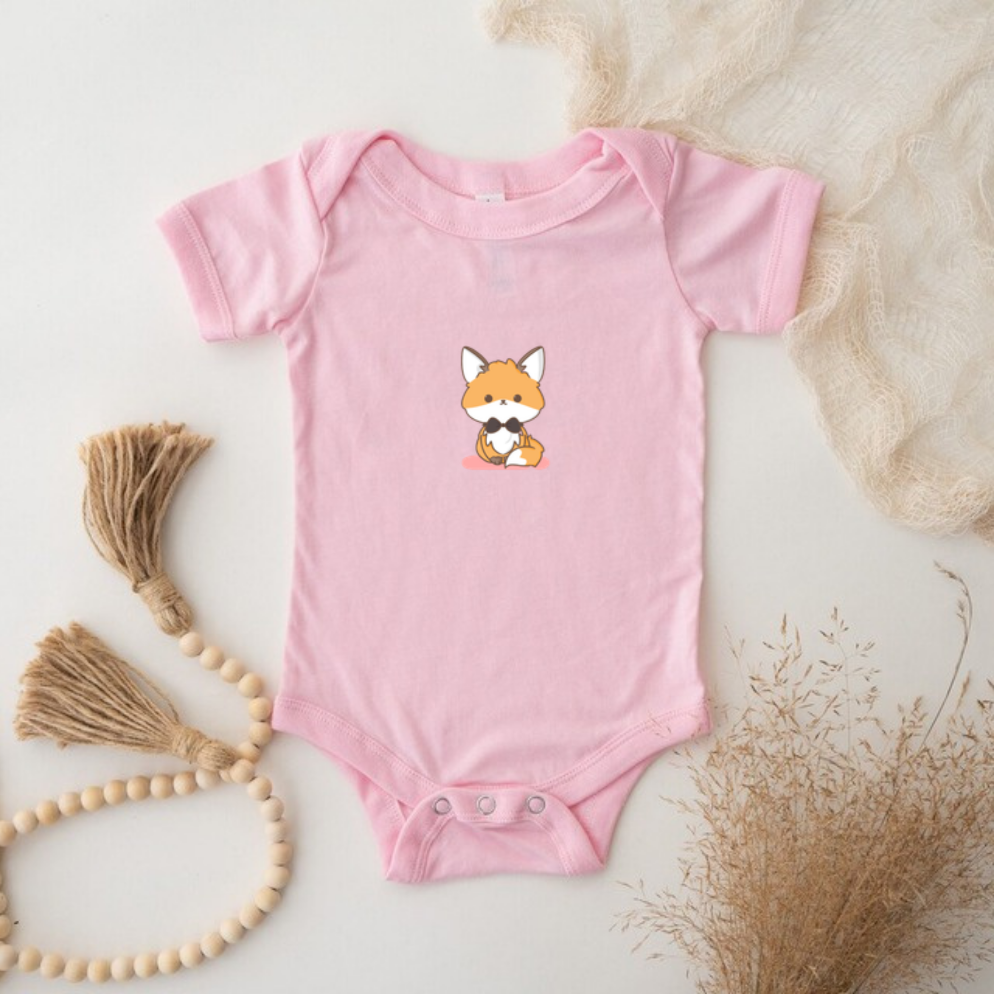 Bowtie Fox Onesie