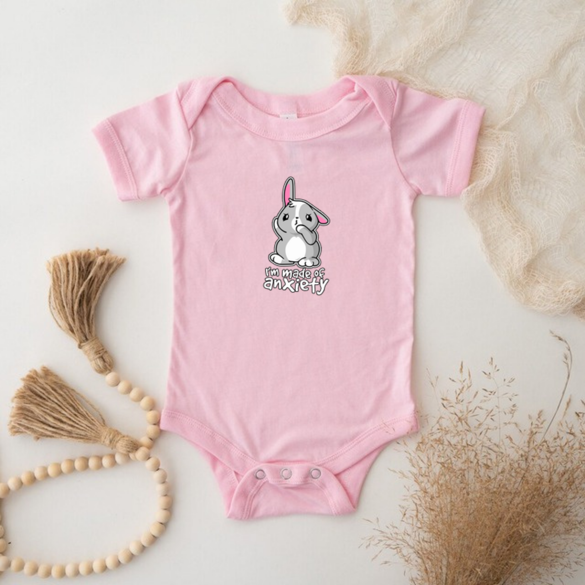 I'm Made of Anxiety Bunny Rabbit Onesie