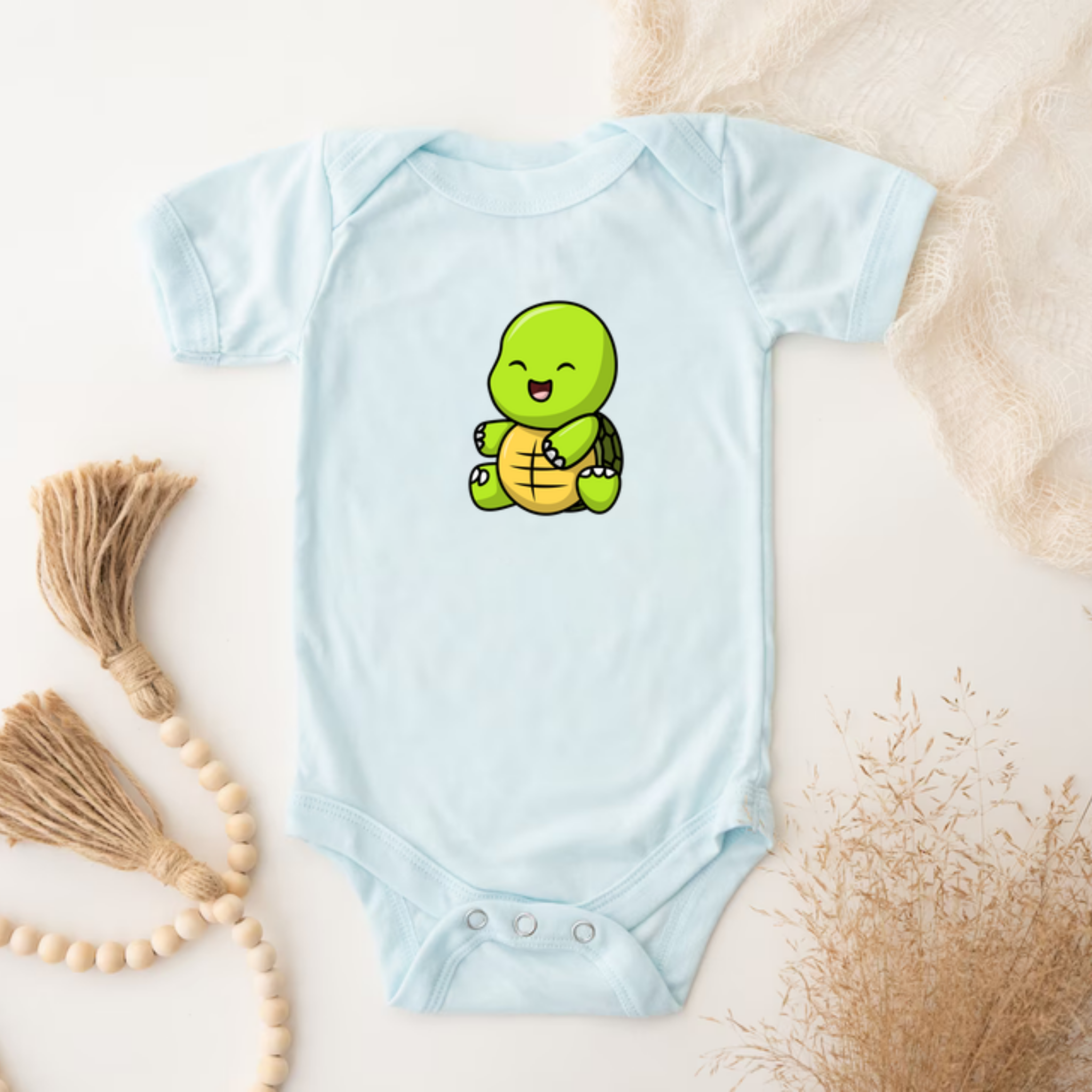 Sitting Baby Turtle Onesie