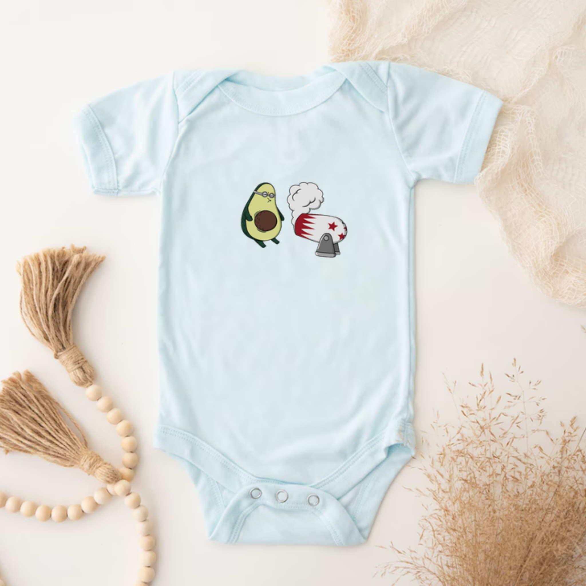 Avocado Stuntman Onesie
