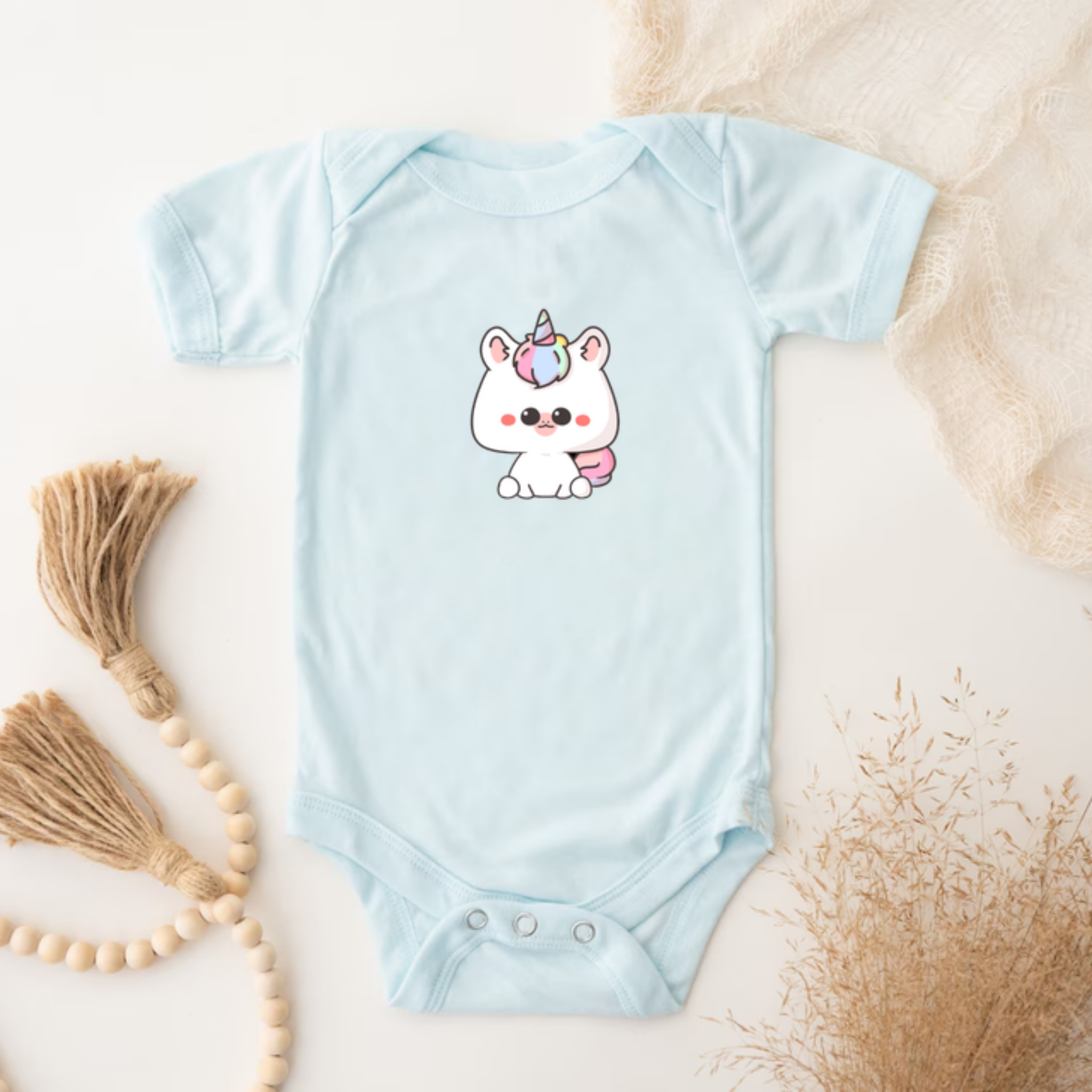 Rainbow Baby Unicorn Onesie