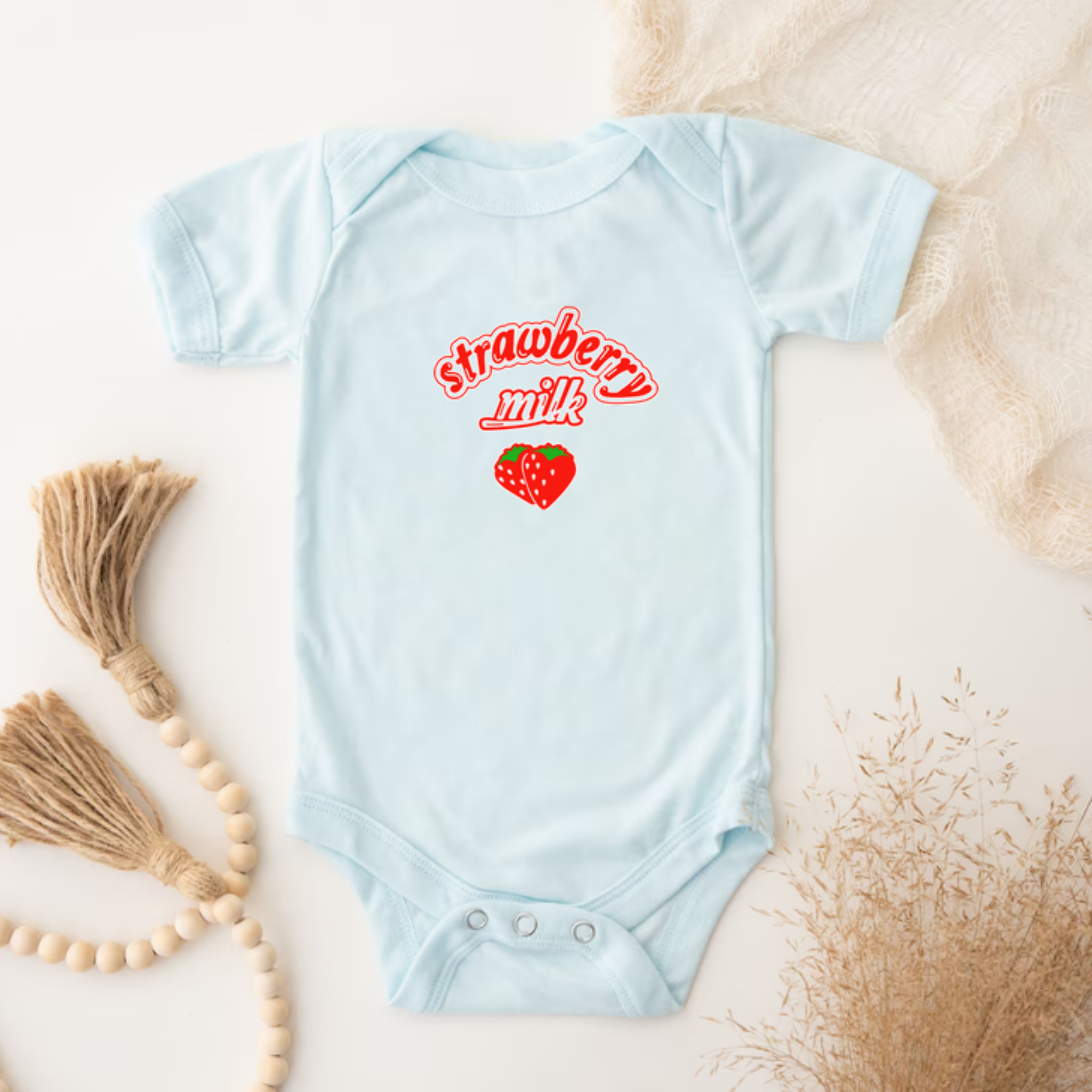 Strawberry Milk Onesie