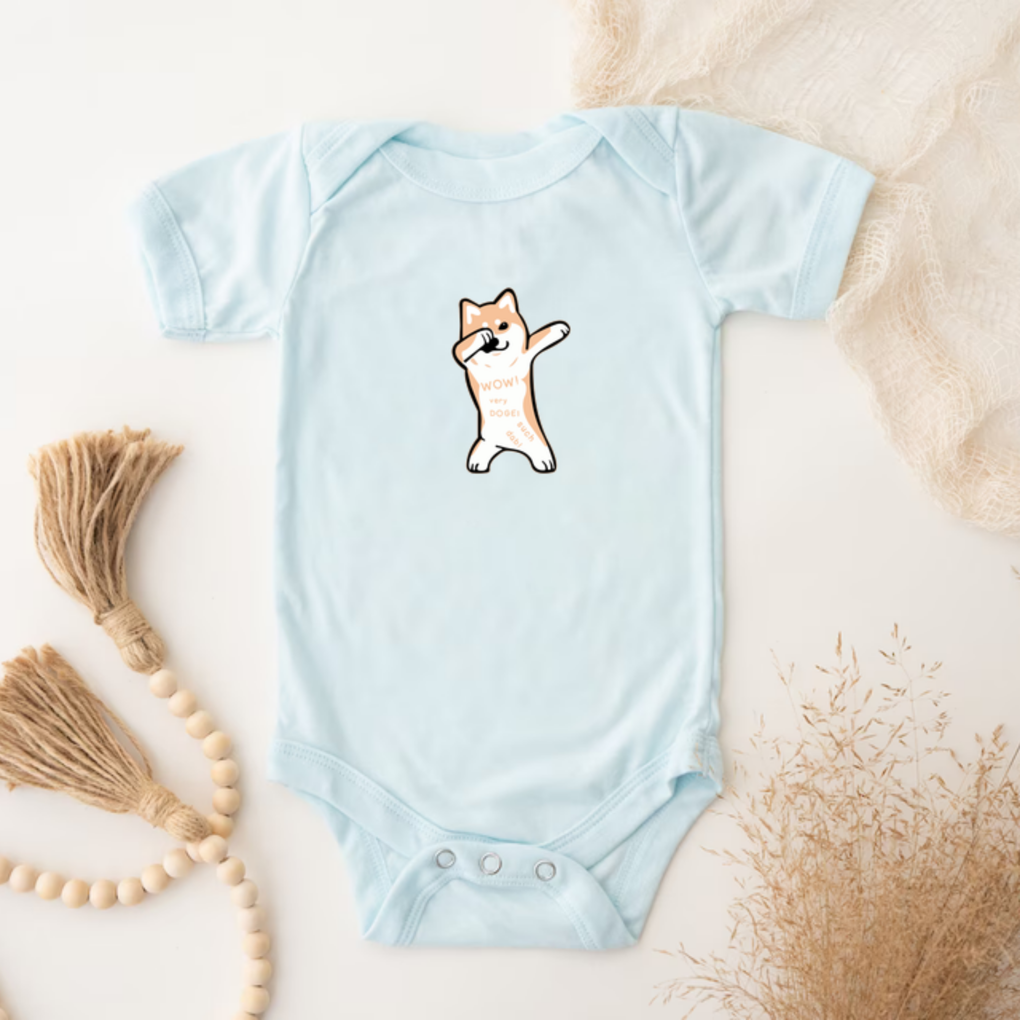 Dabbing Doge Dog Onesie