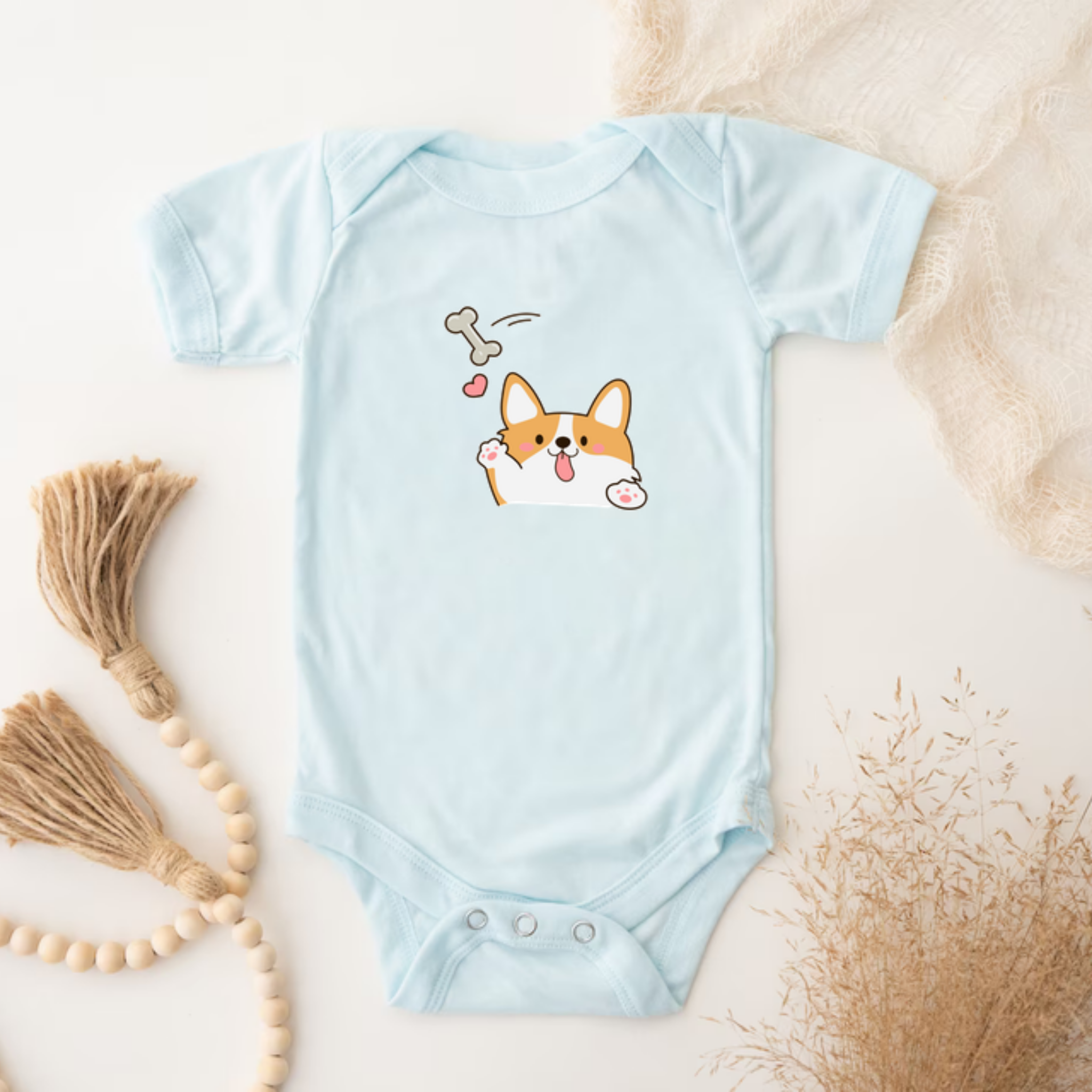 Dog Fetching Bone Onesie