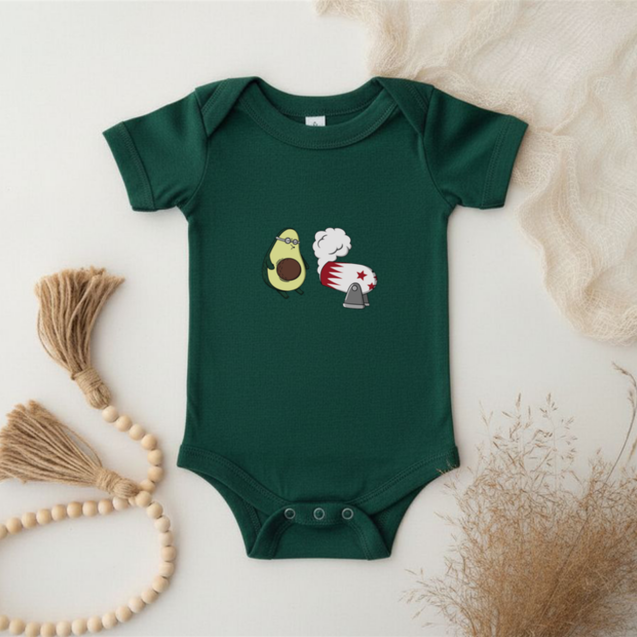 Avocado Stuntman Onesie