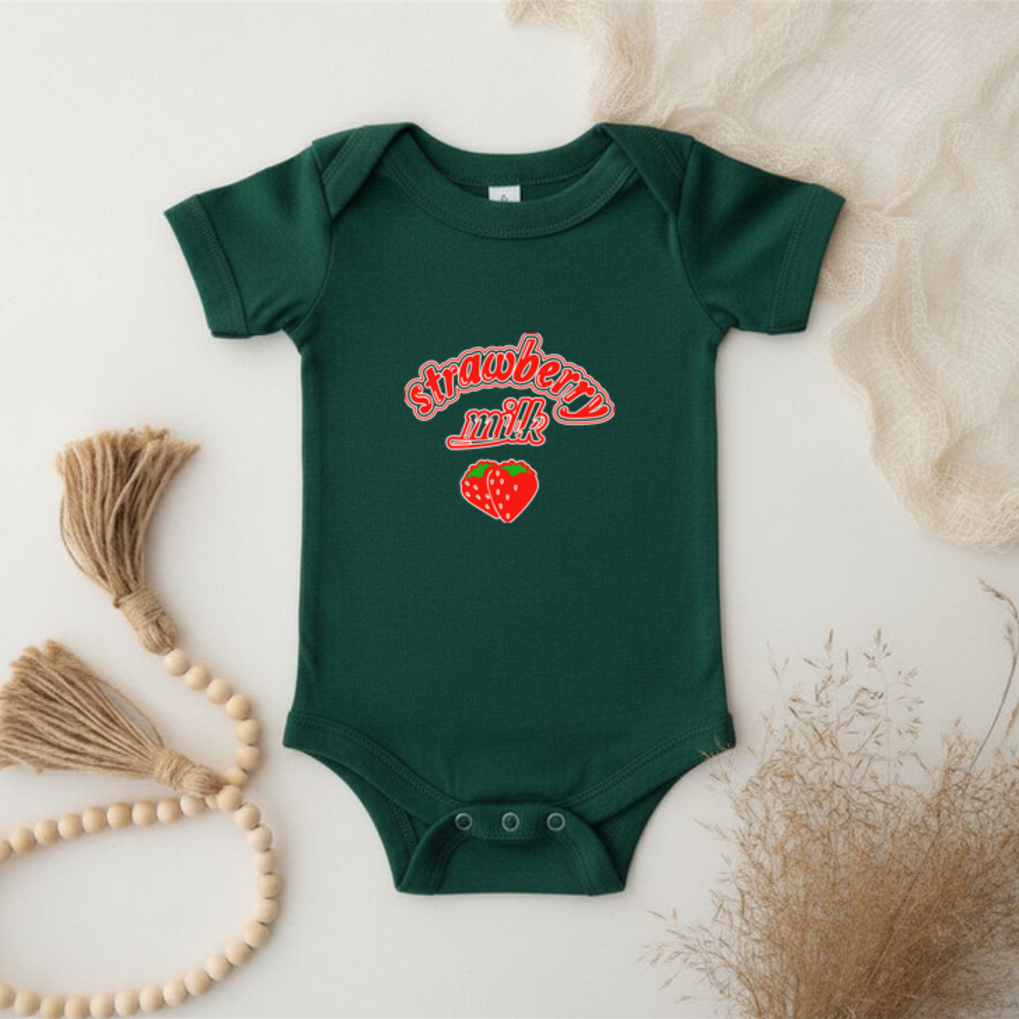 Strawberry Milk Onesie
