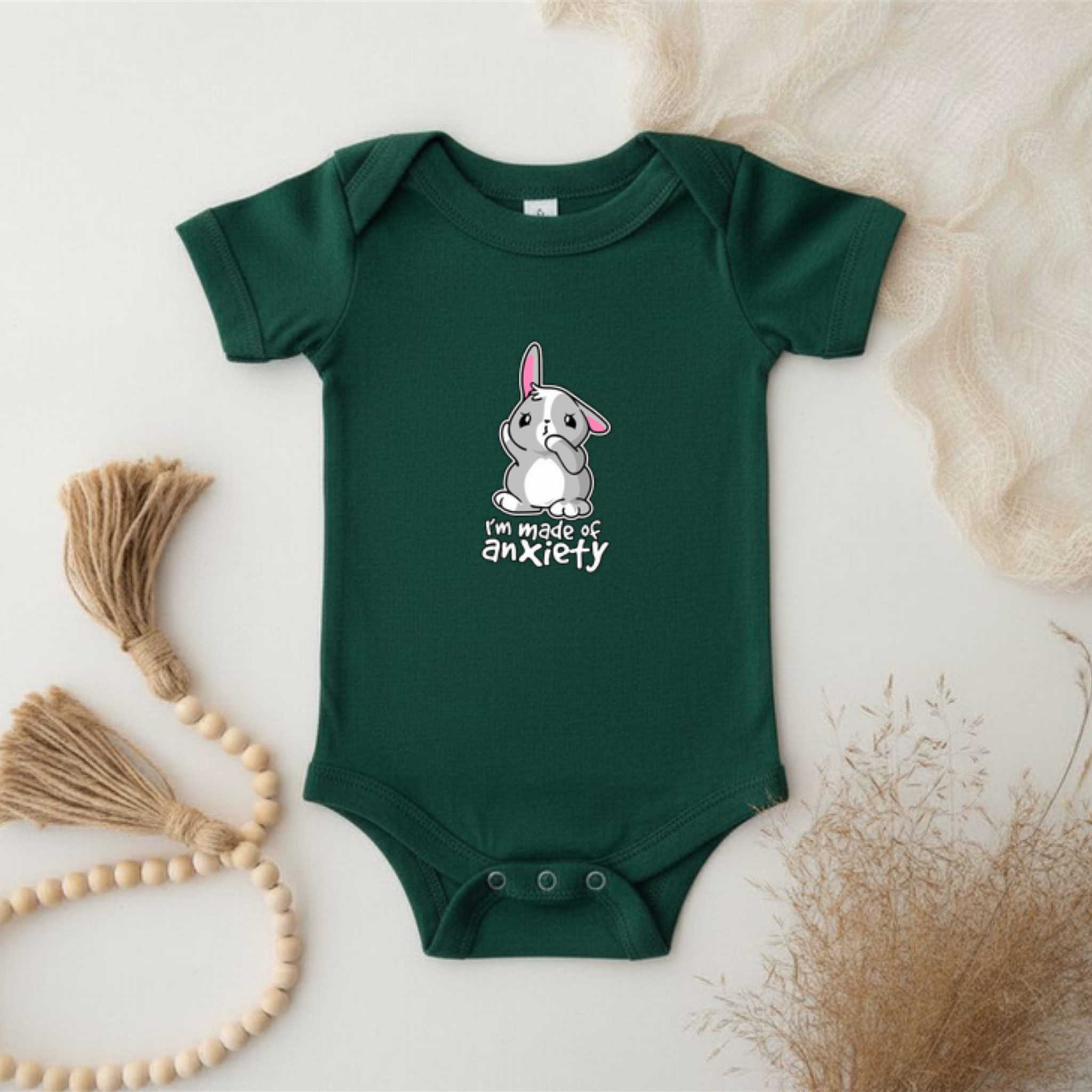 I'm Made of Anxiety Bunny Rabbit Onesie