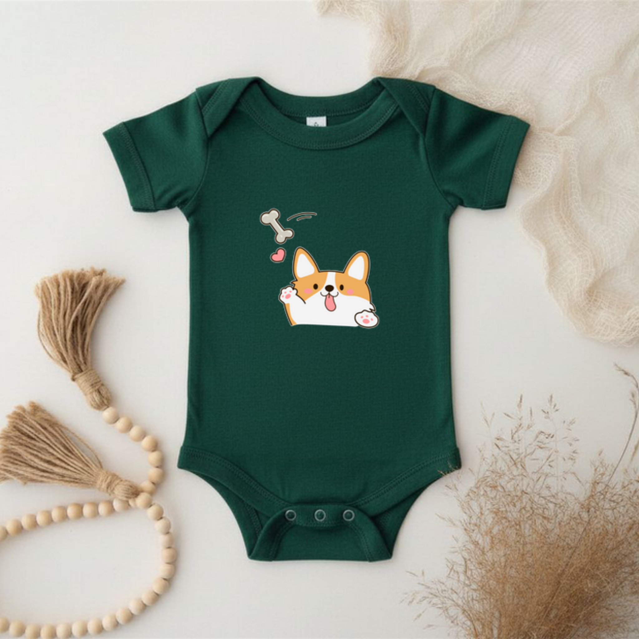 Dog Fetching Bone Onesie