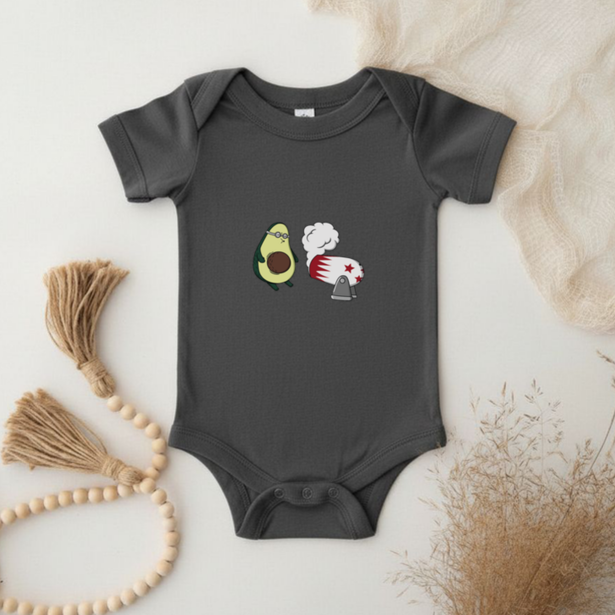 Avocado Stuntman Onesie