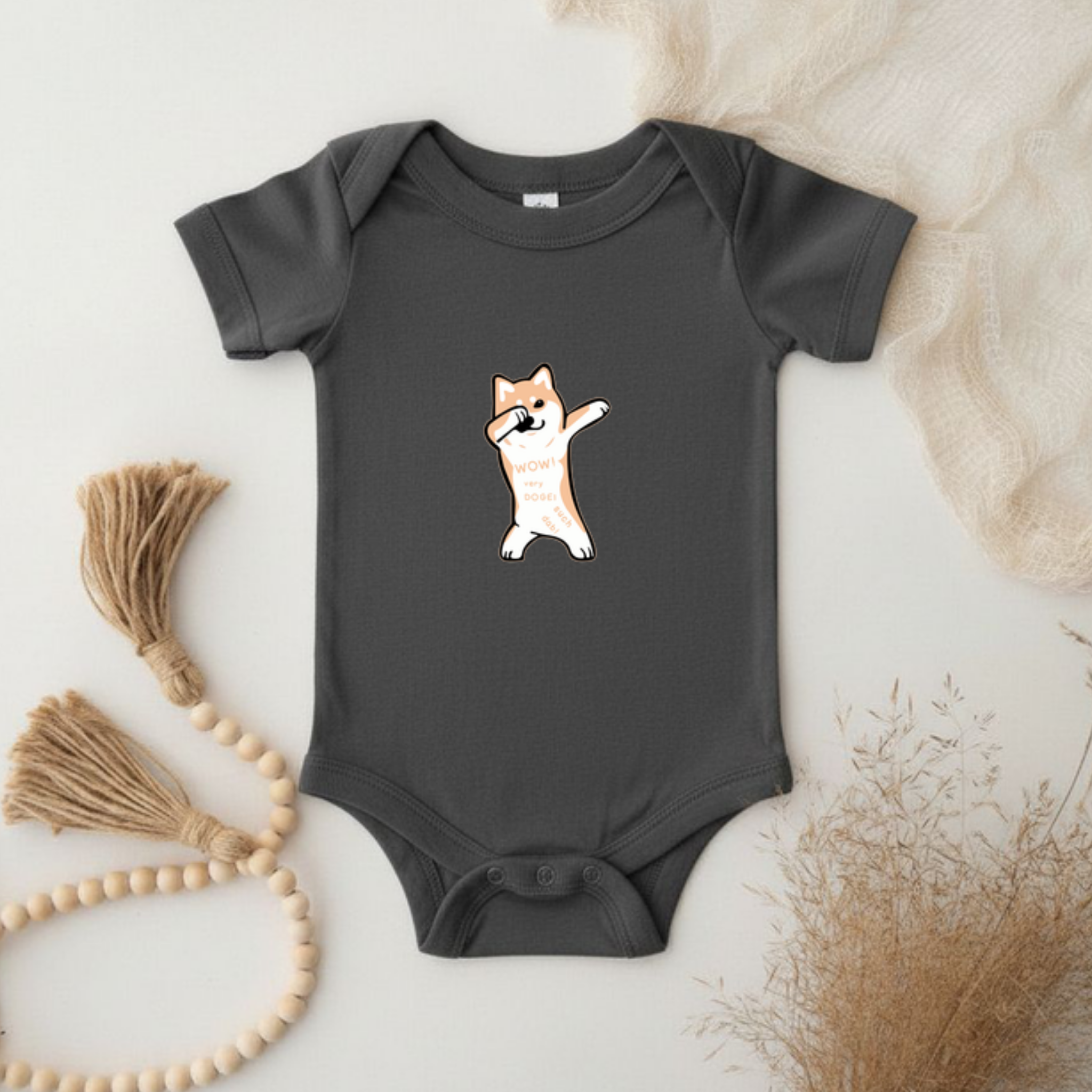 Dabbing Doge Dog Onesie