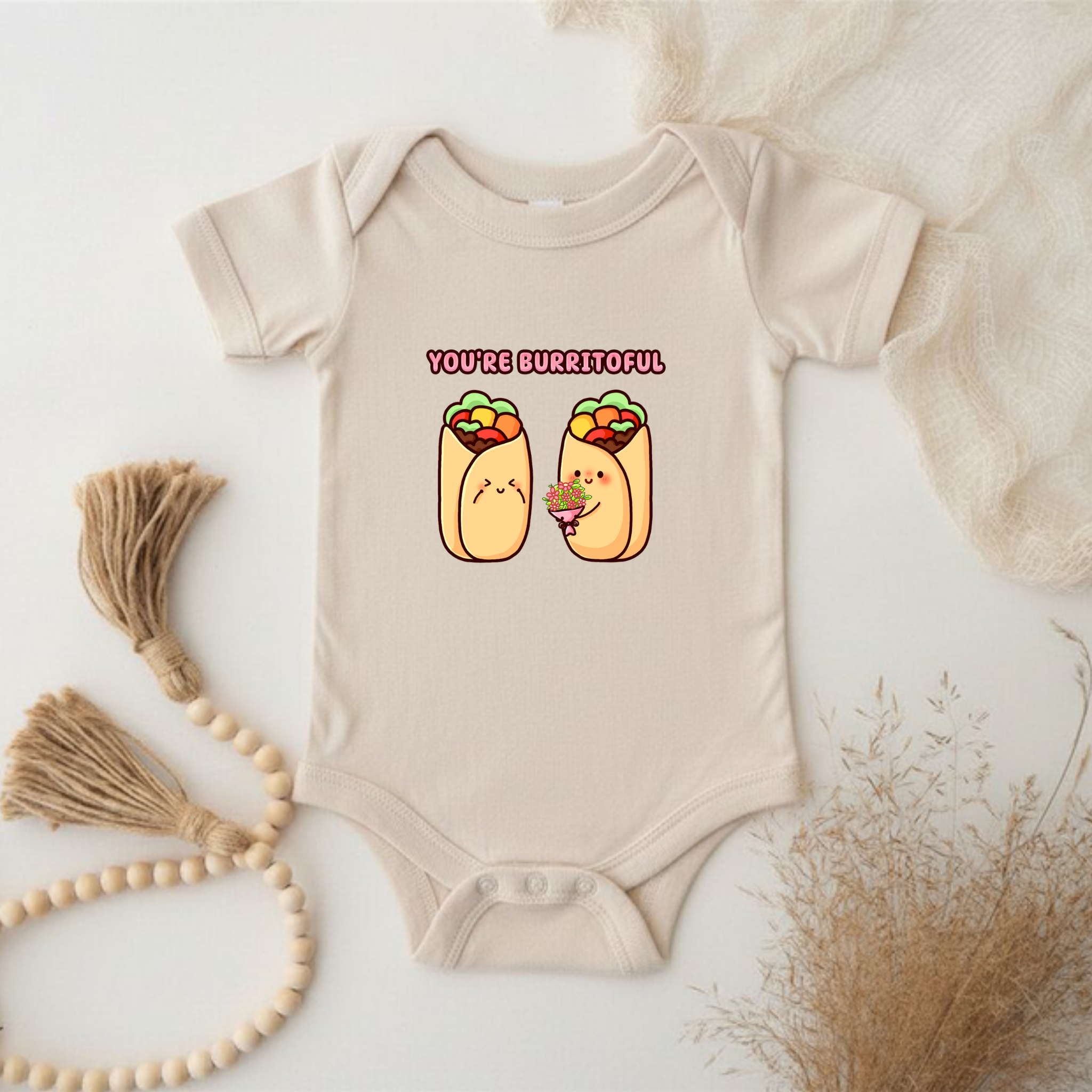 You're Burritoful Burrito Couple Onesie