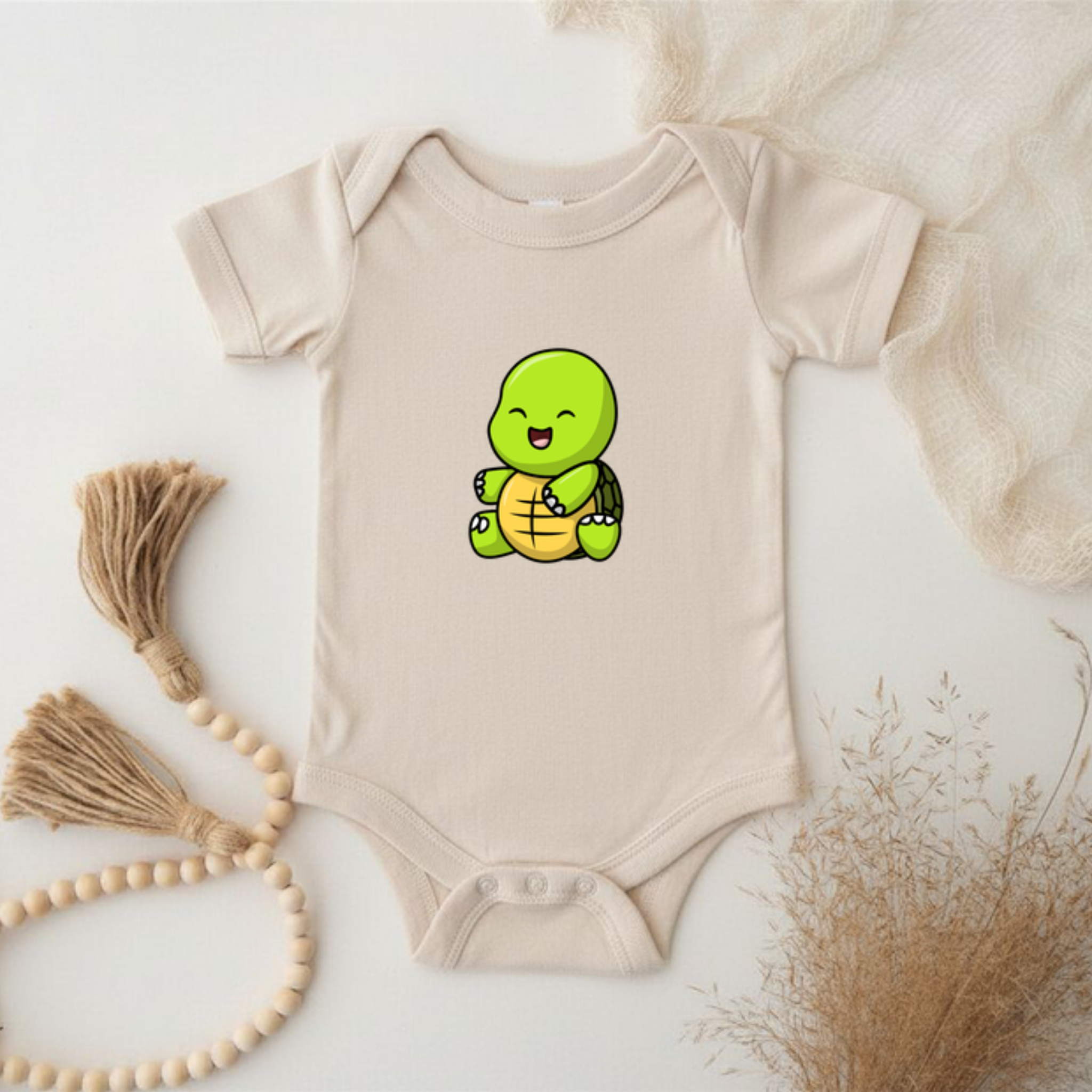 Sitting Baby Turtle Onesie