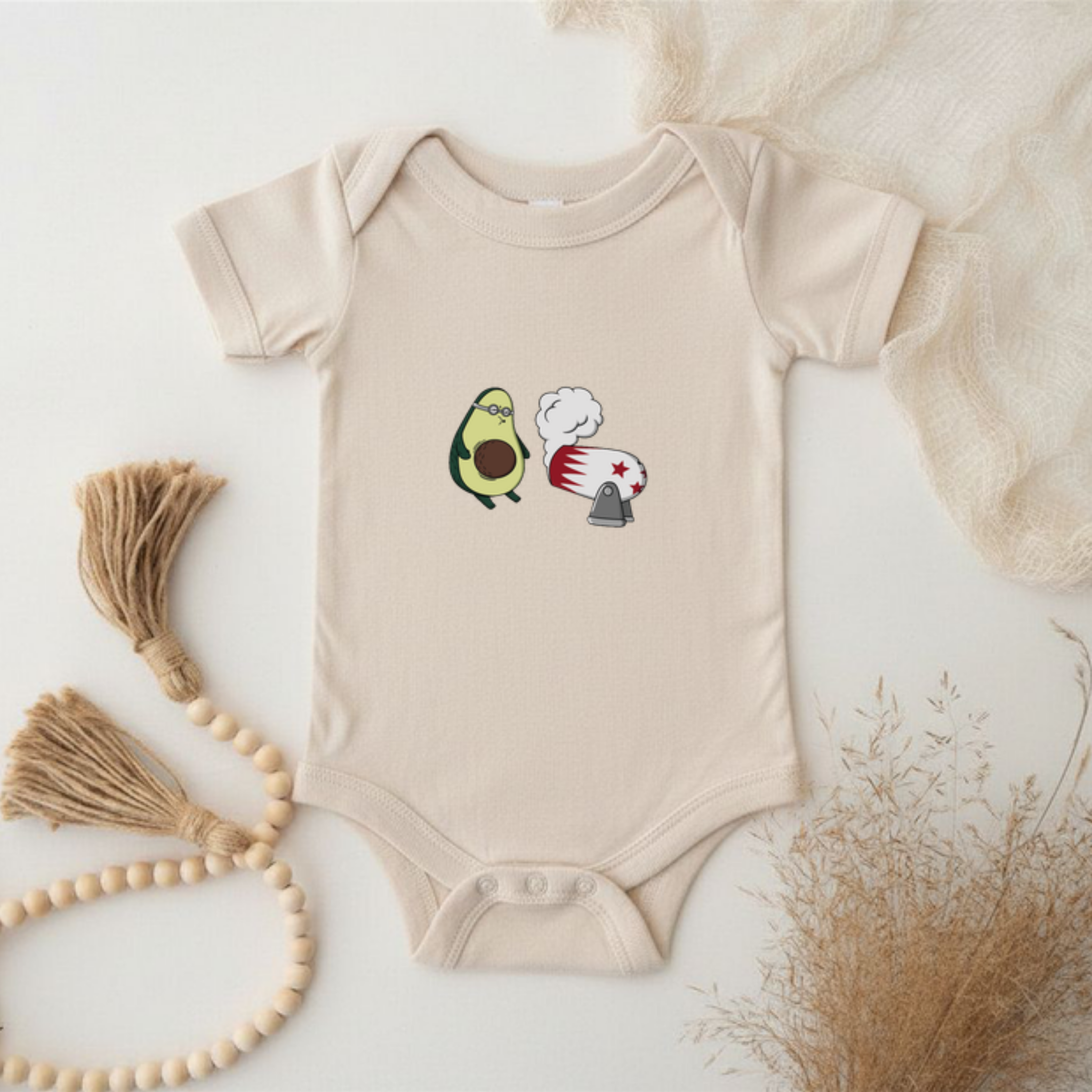 Avocado Stuntman Onesie
