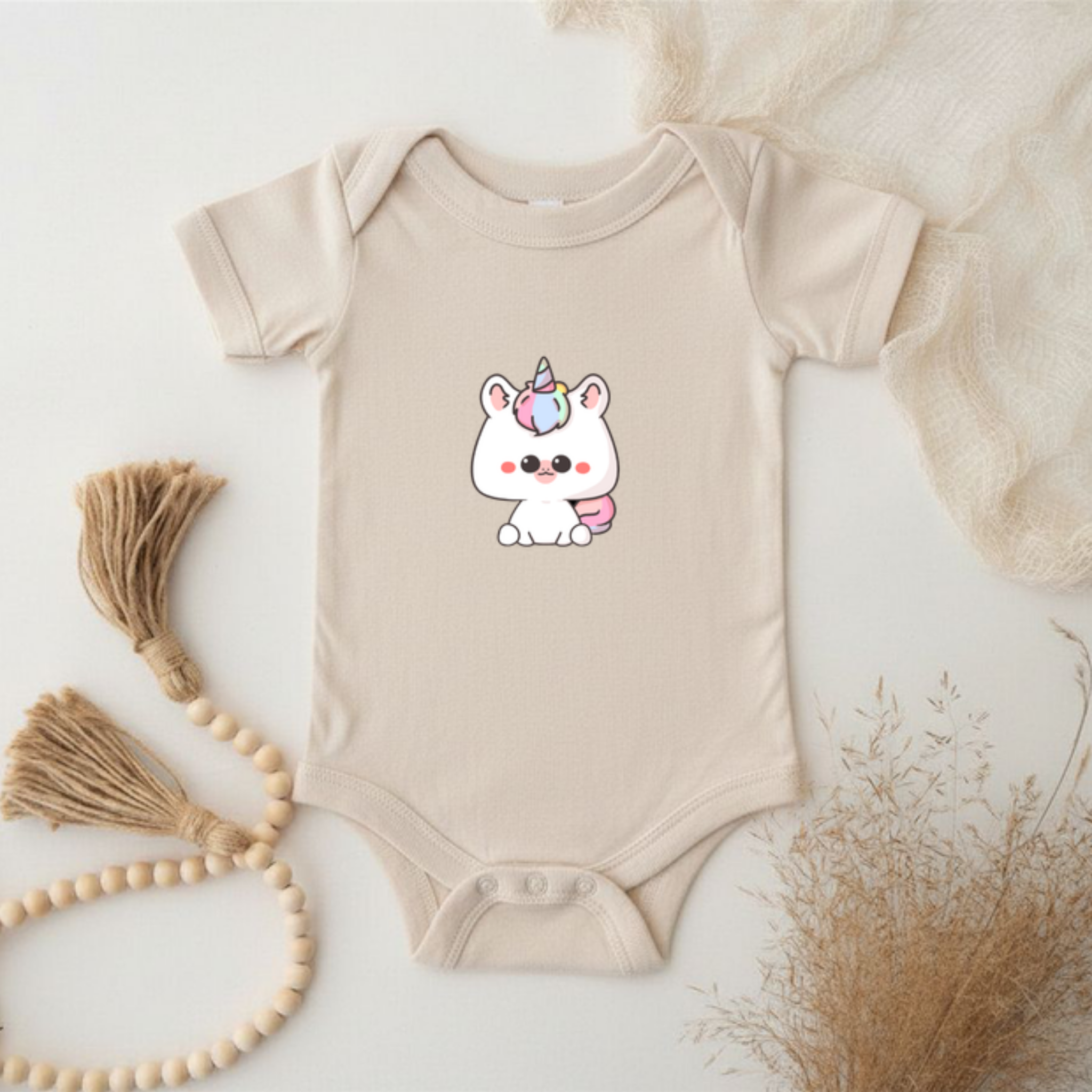 Rainbow Baby Unicorn Onesie