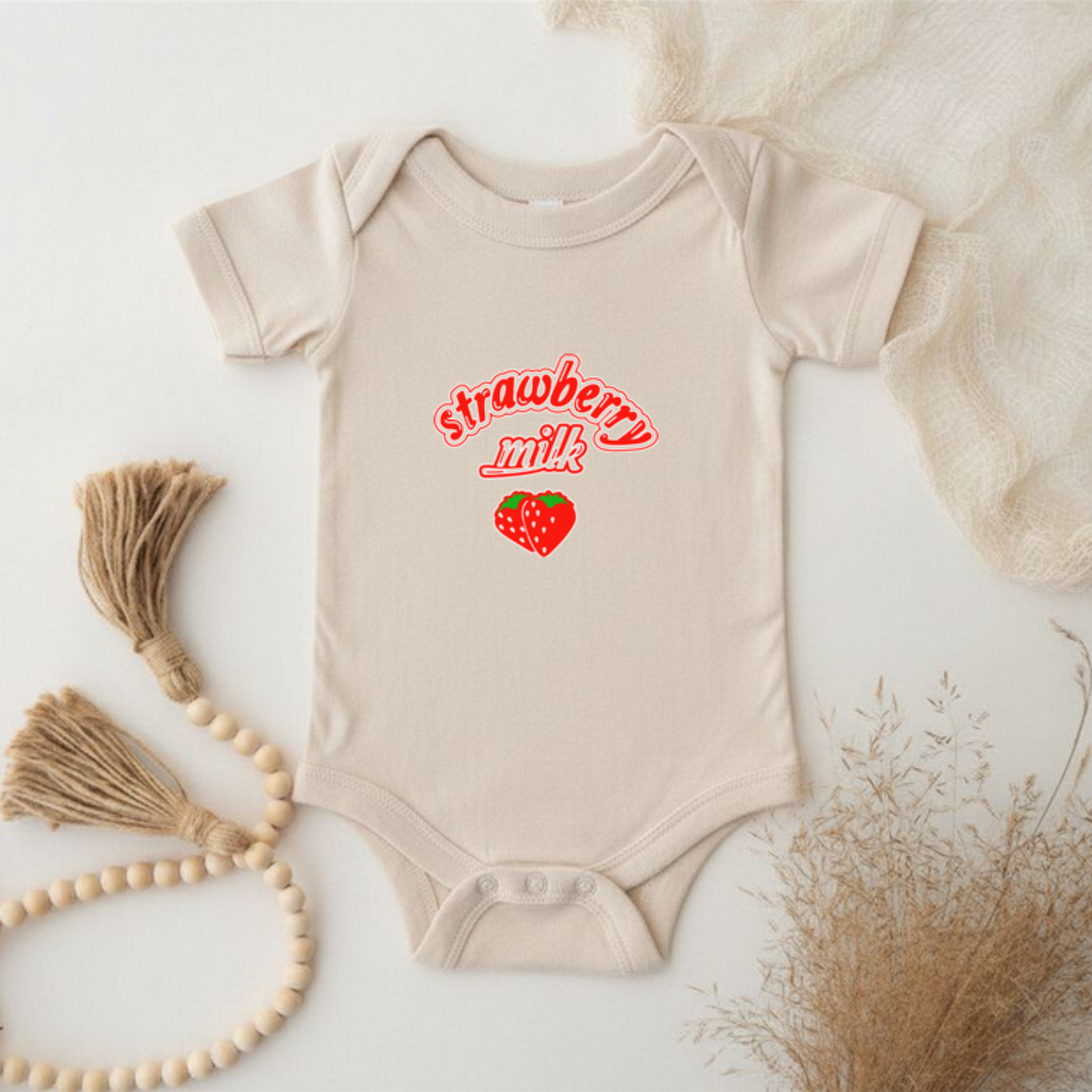Strawberry Milk Onesie