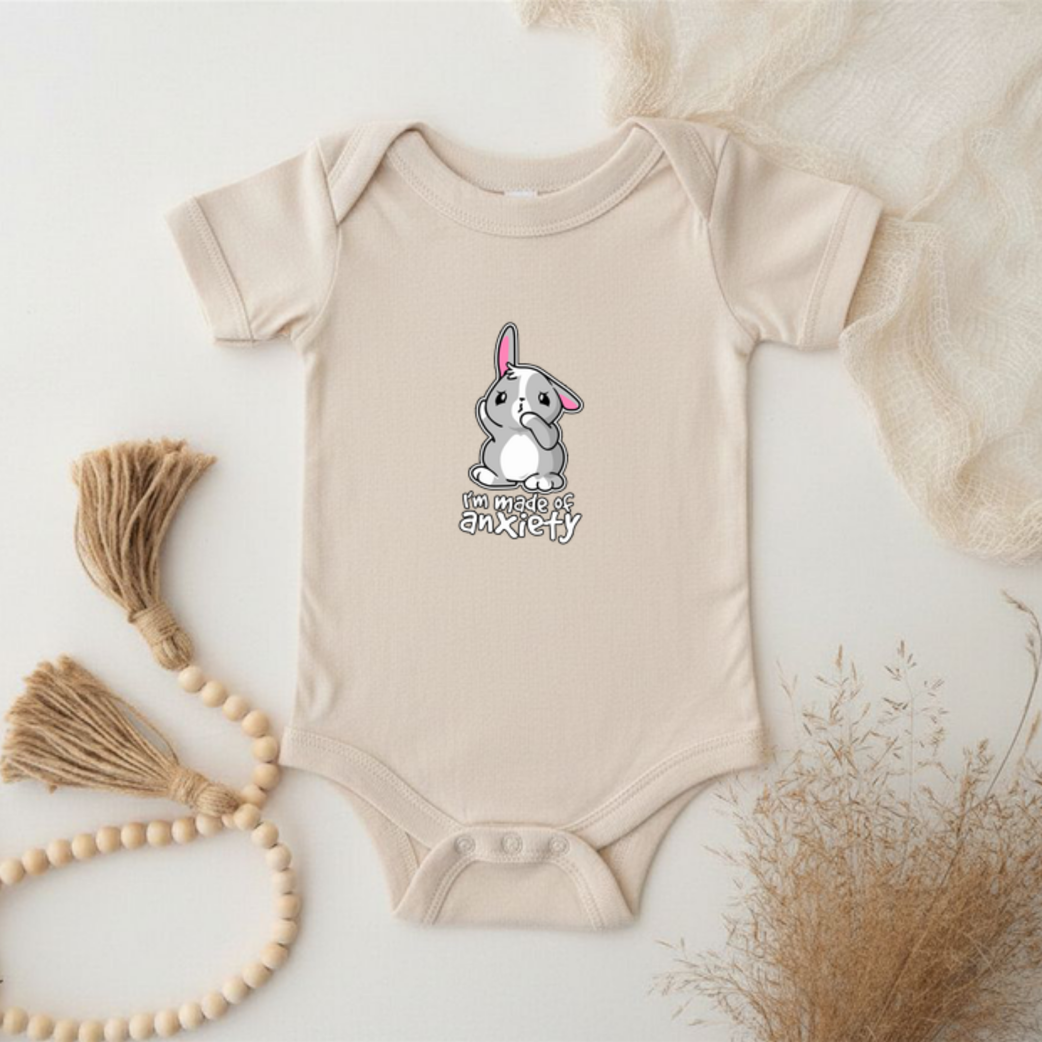 I'm Made of Anxiety Bunny Rabbit Onesie
