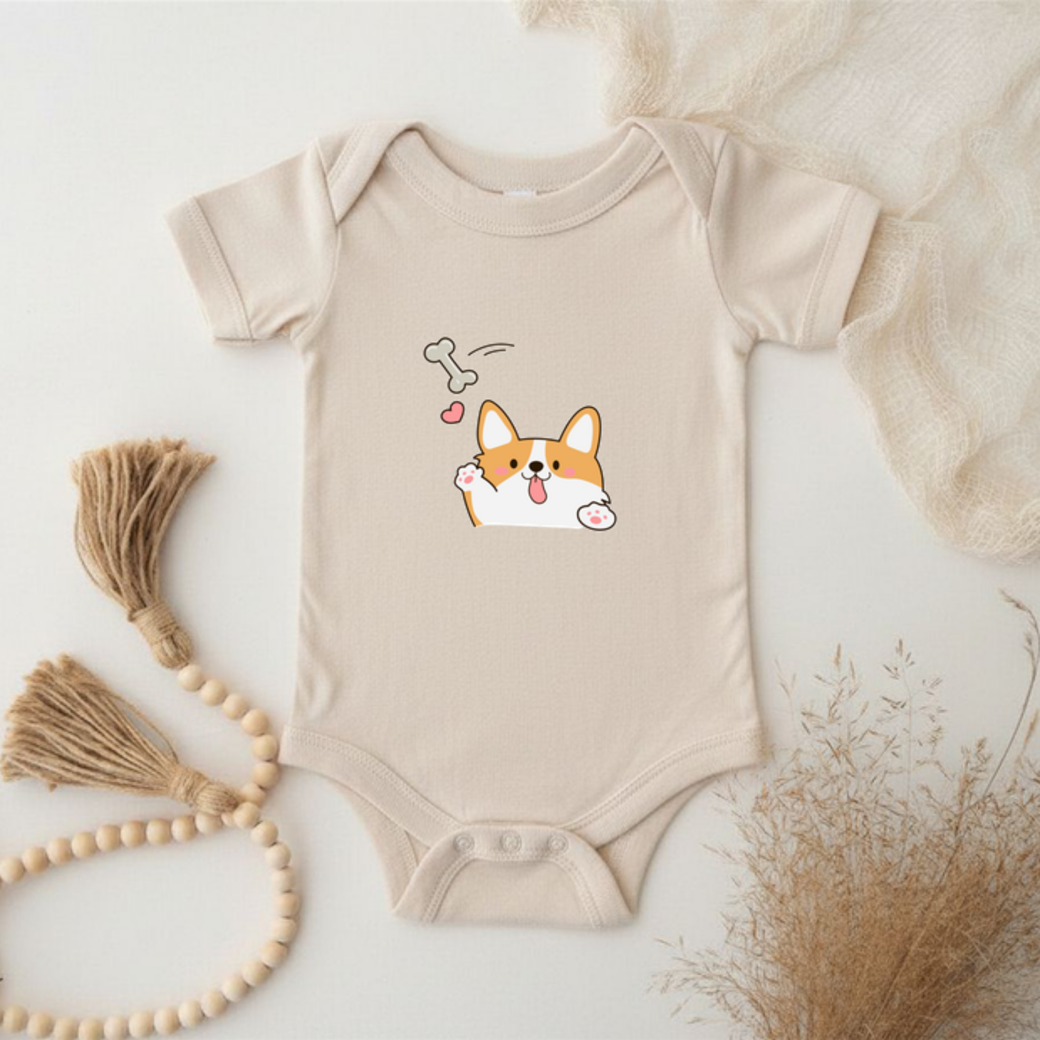 Dog Fetching Bone Onesie