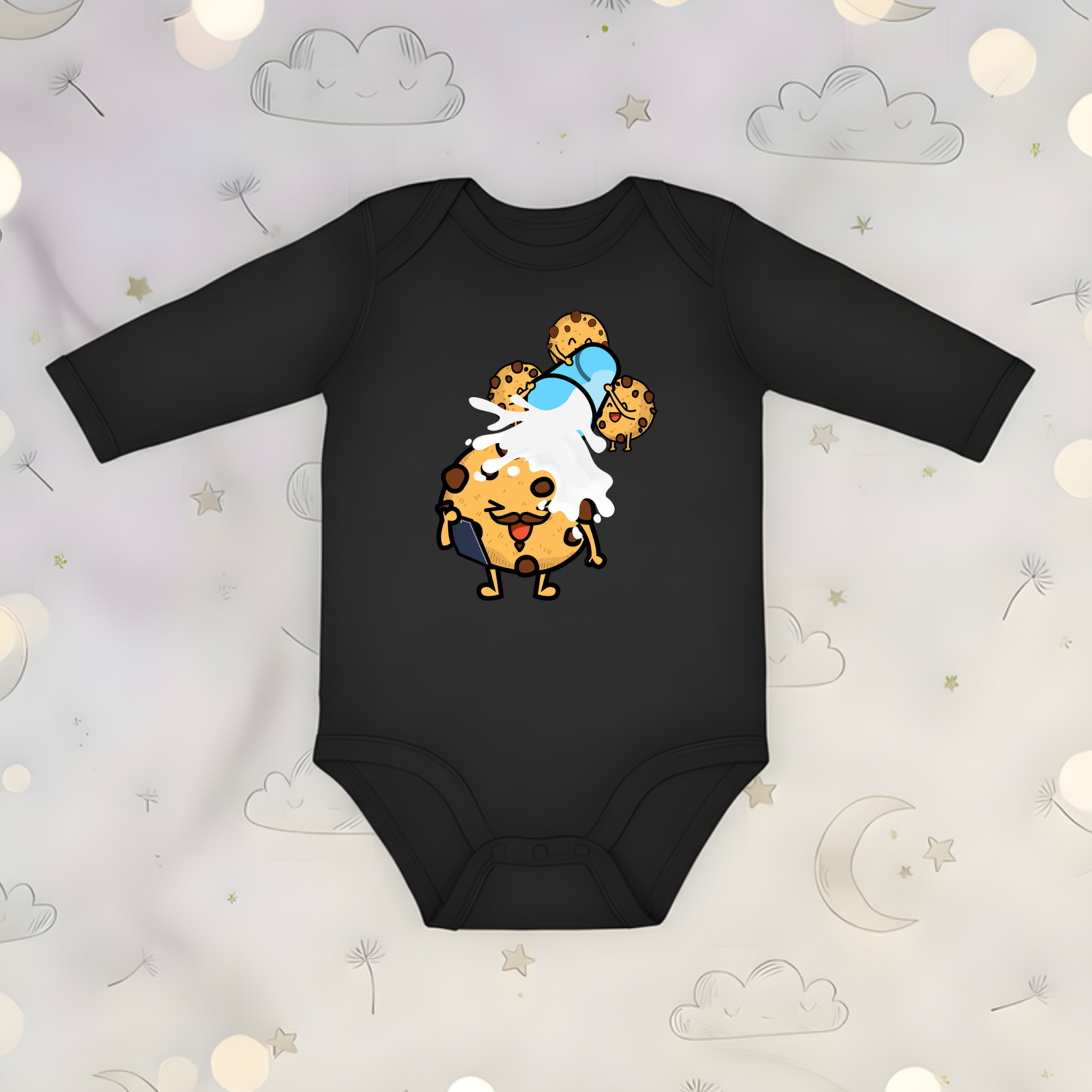 Coach and Players Cookies Long Sleeve Onesie