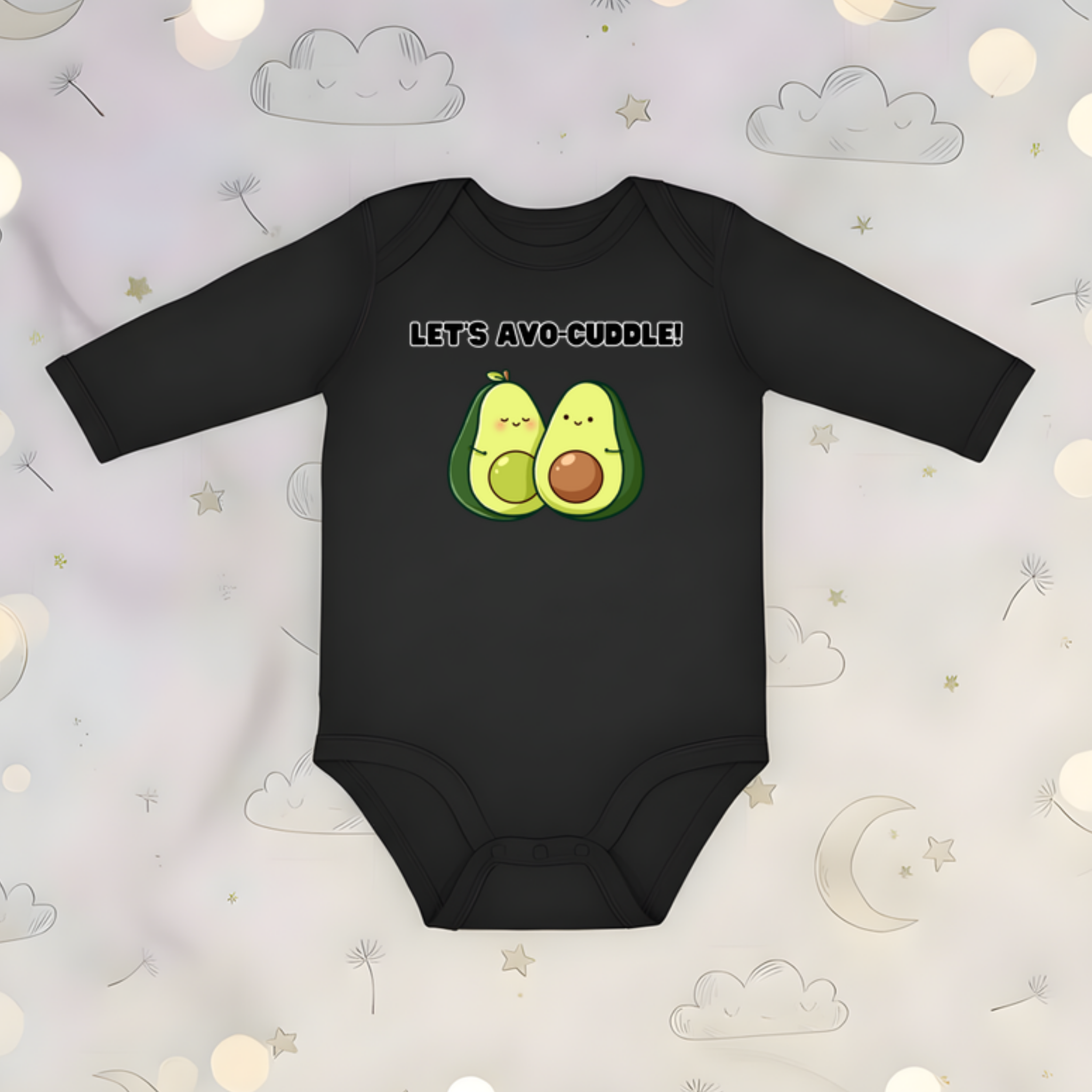 LET’S AVO-CUDDLE! Long Sleeve Onesie