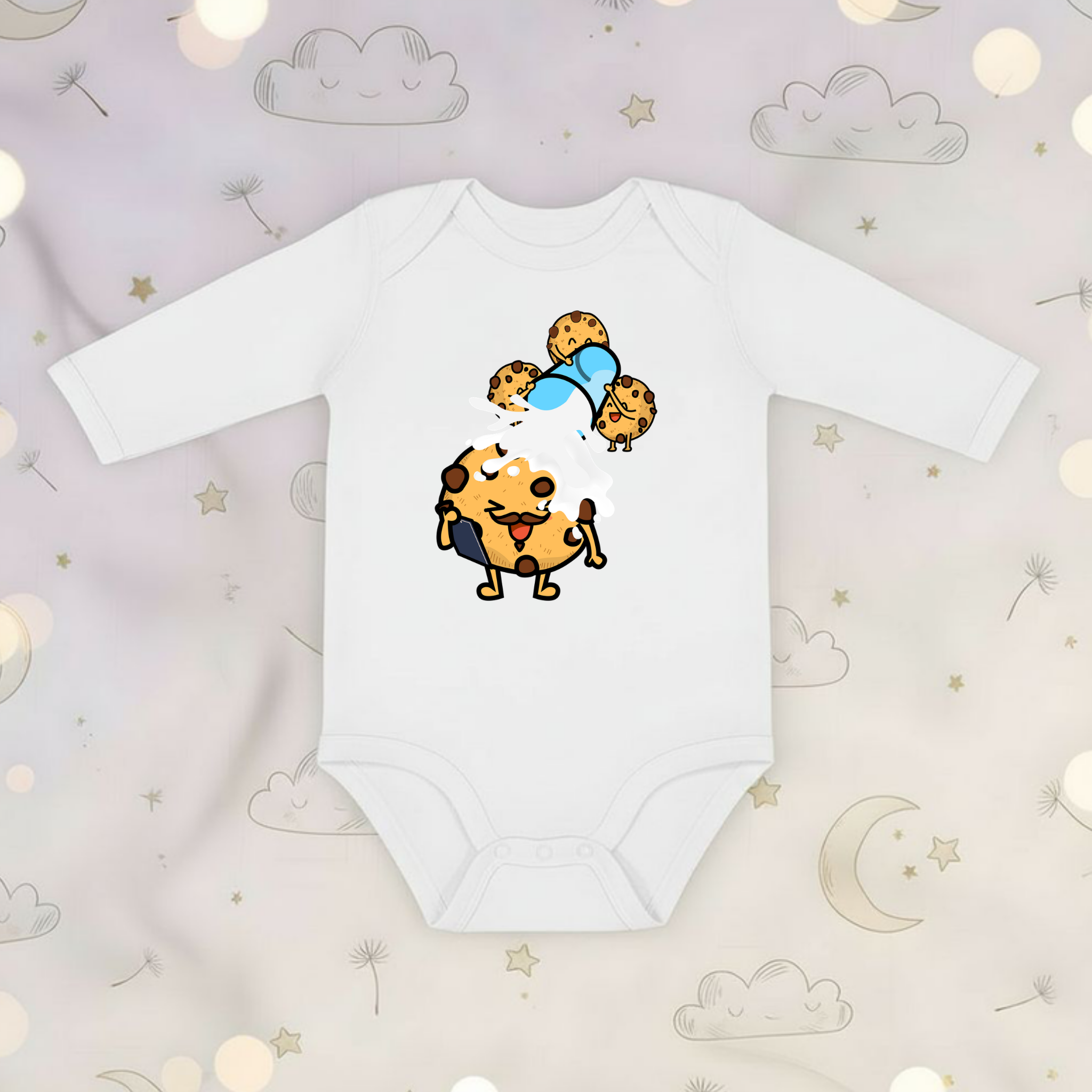 Coach and Players Cookies Long Sleeve Onesie
