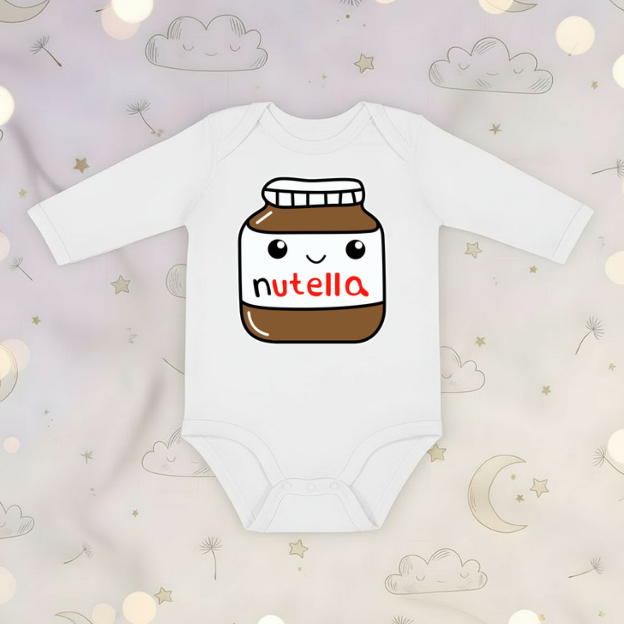 Nutella Long Sleeve Onesie