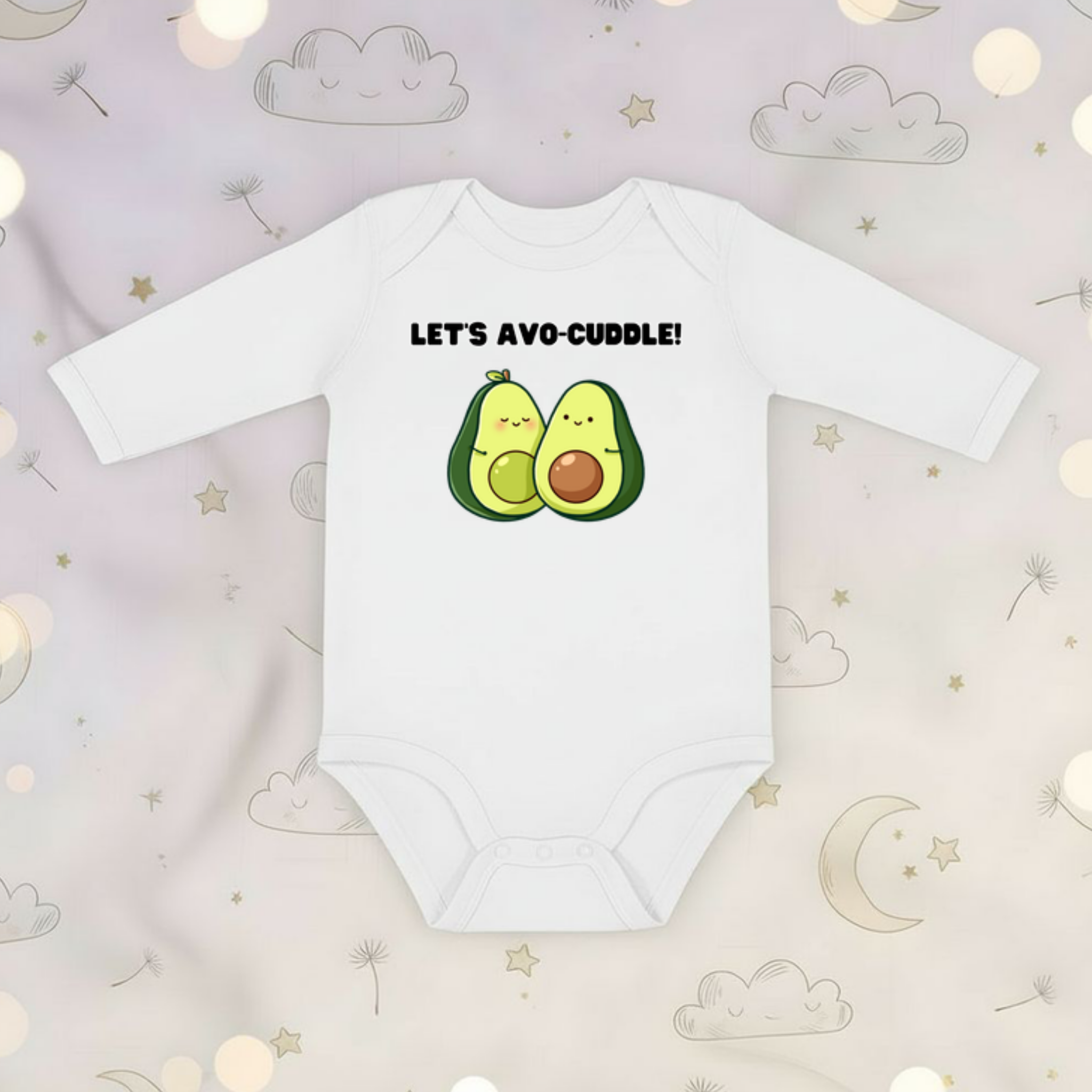 LET’S AVO-CUDDLE! Long Sleeve Onesie