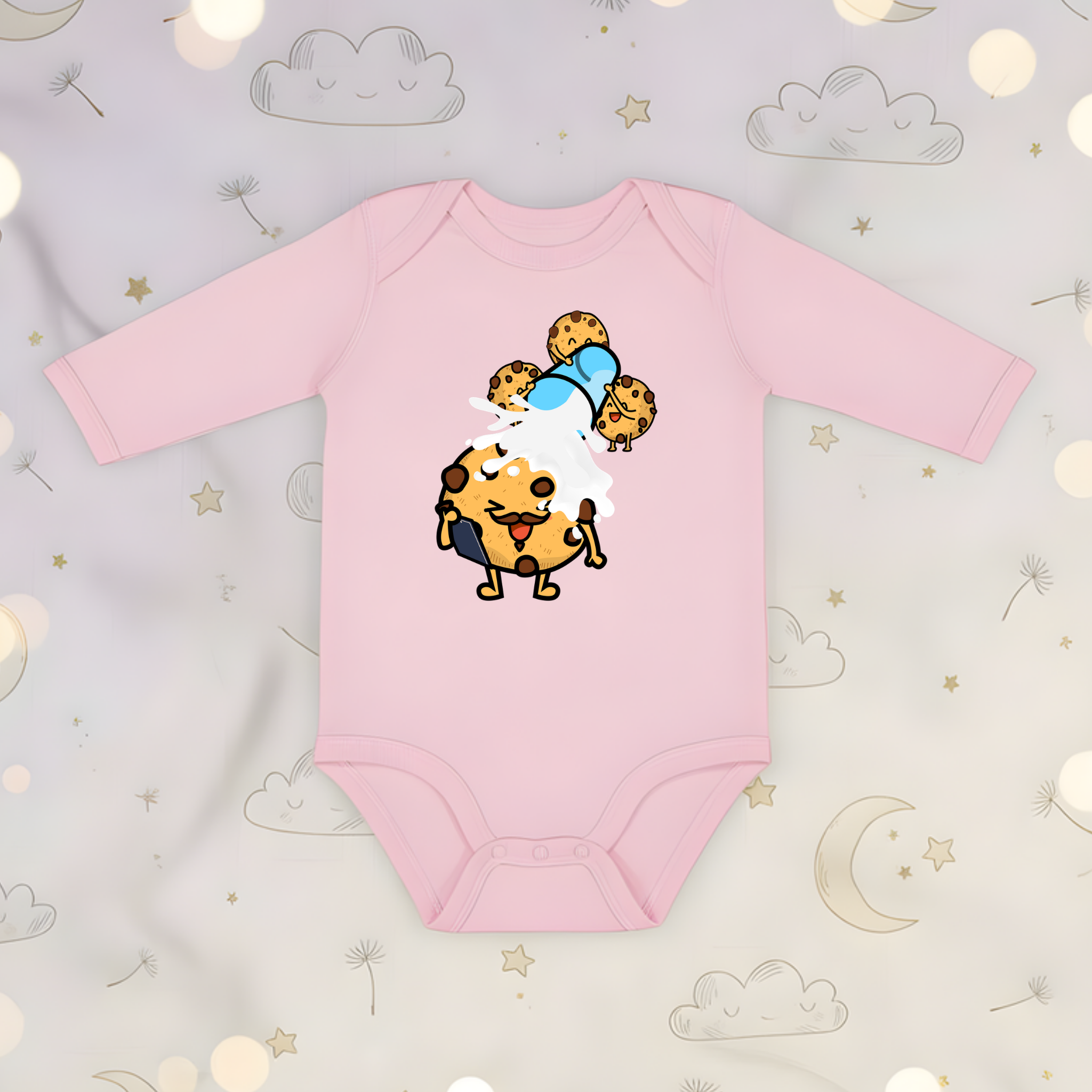 Coach and Players Cookies Long Sleeve Onesie