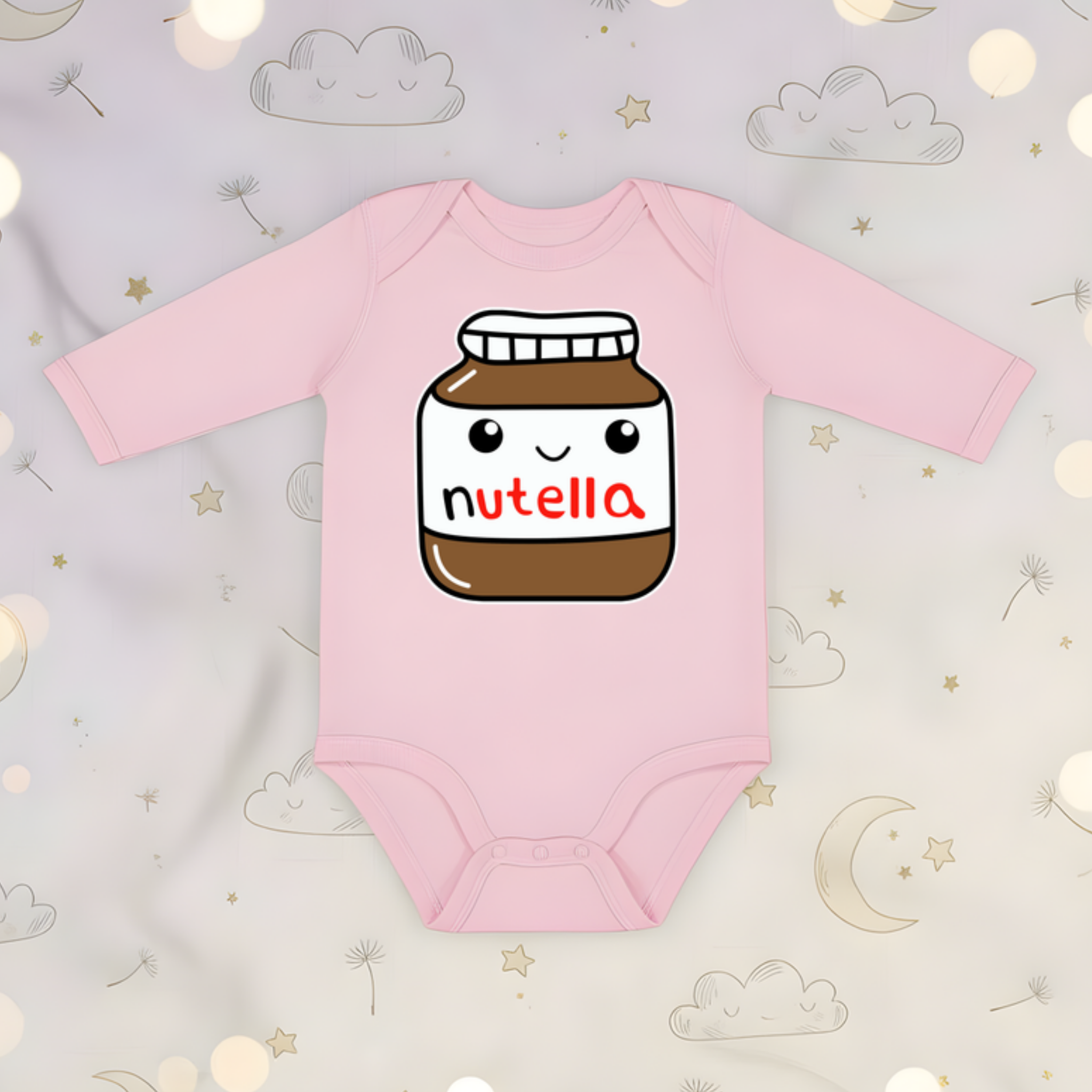Nutella Long Sleeve Onesie