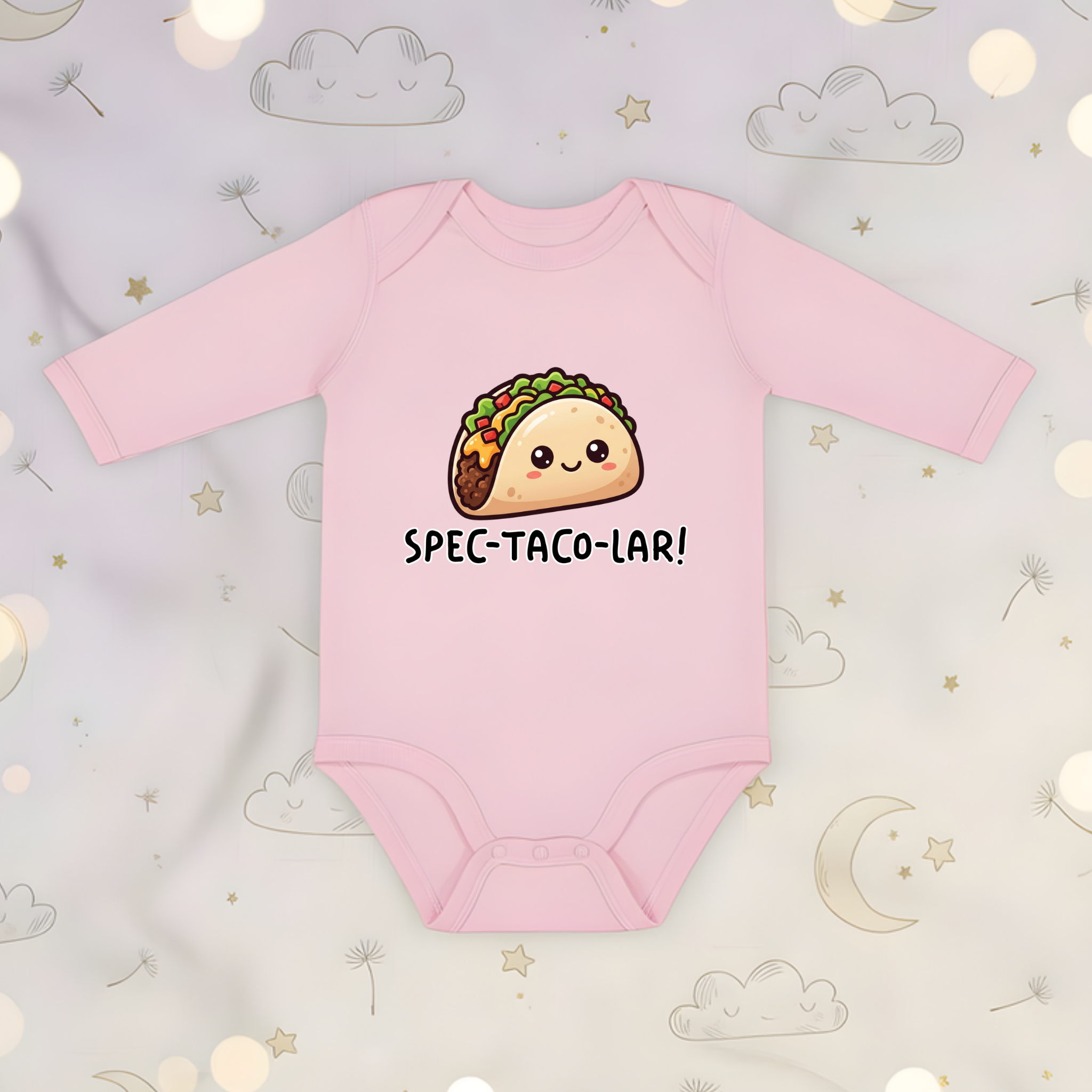 Spec-taco-lar!  Taco Long Sleeve Onesie