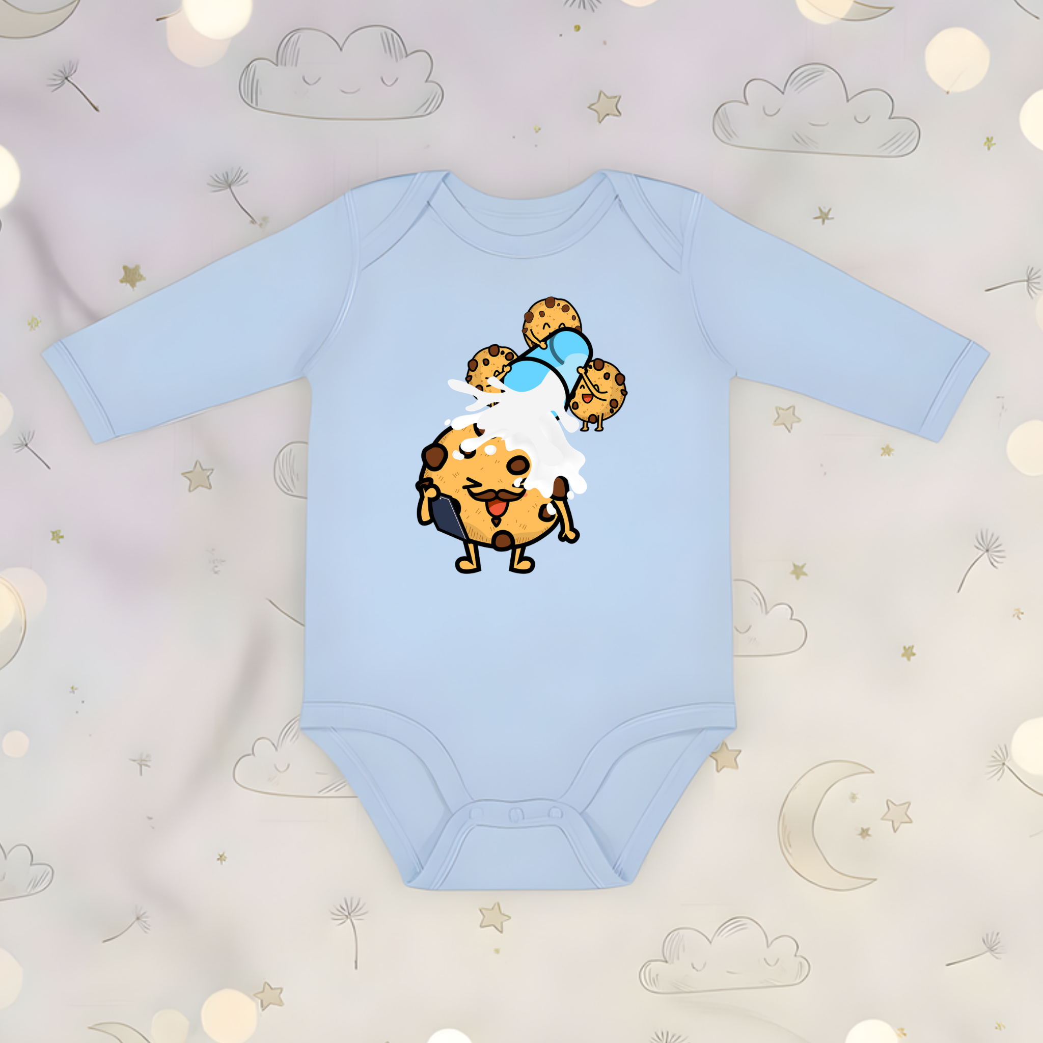 Coach and Players Cookies Long Sleeve Onesie