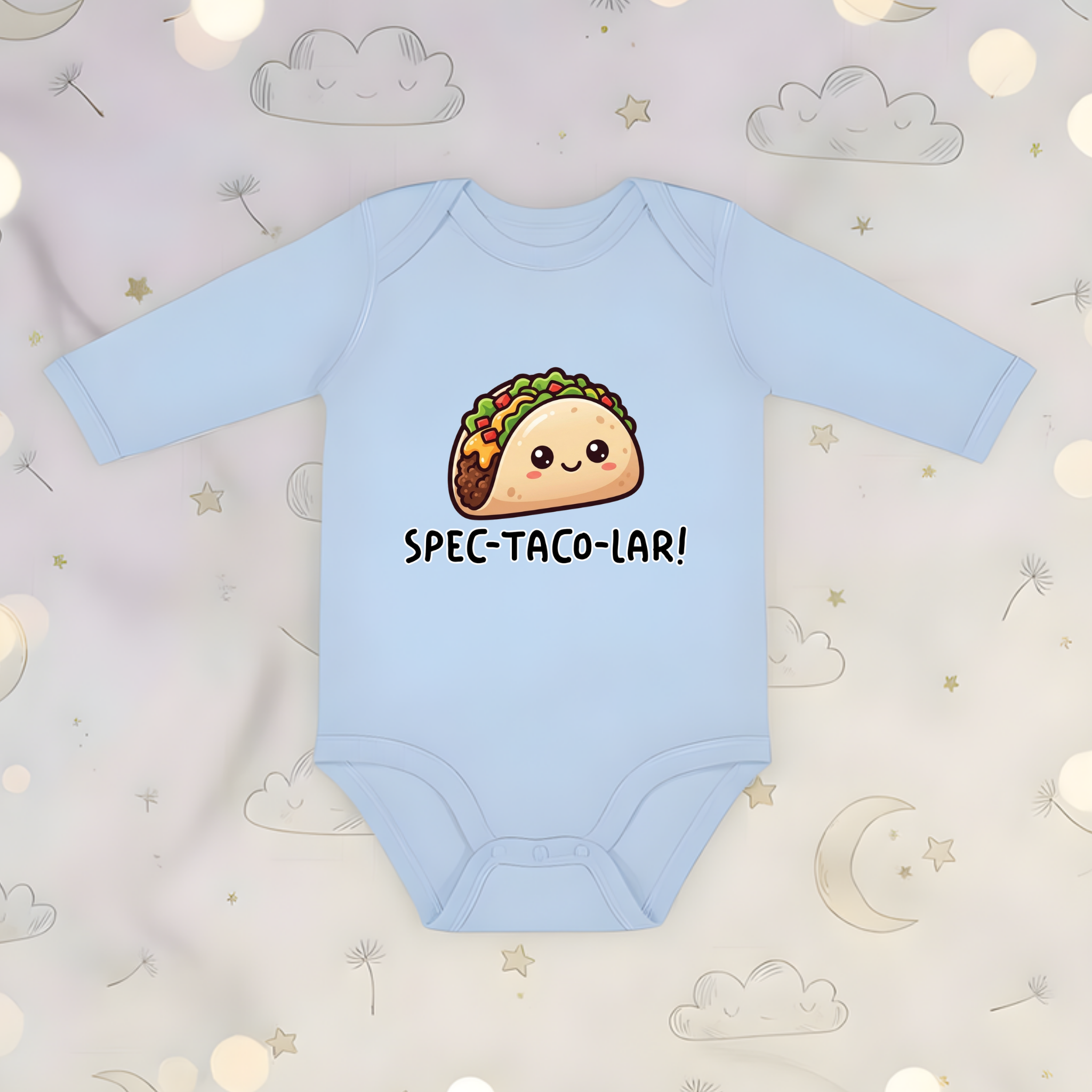 Spec-taco-lar!  Taco Long Sleeve Onesie