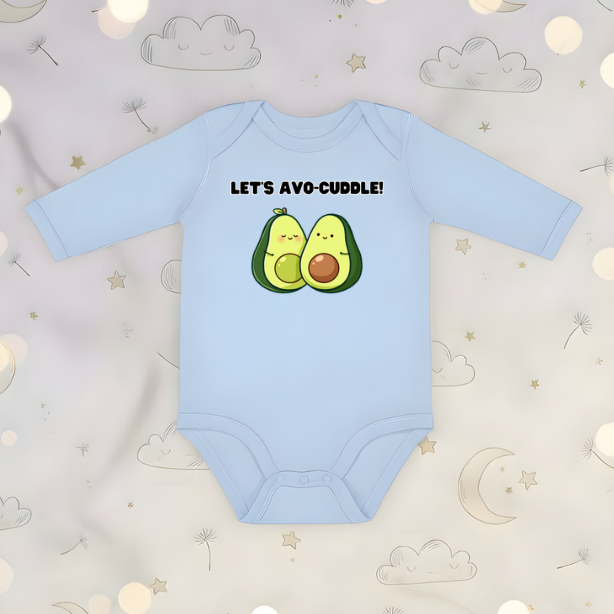 LET’S AVO-CUDDLE! Long Sleeve Onesie