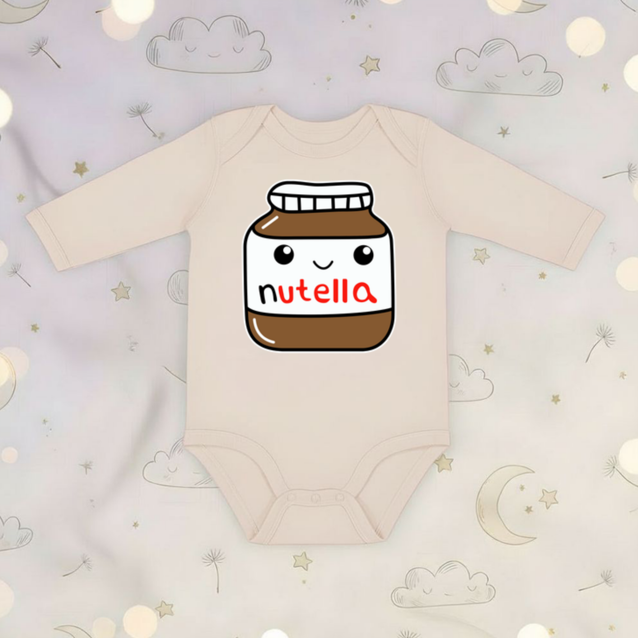 Nutella Long Sleeve Onesie