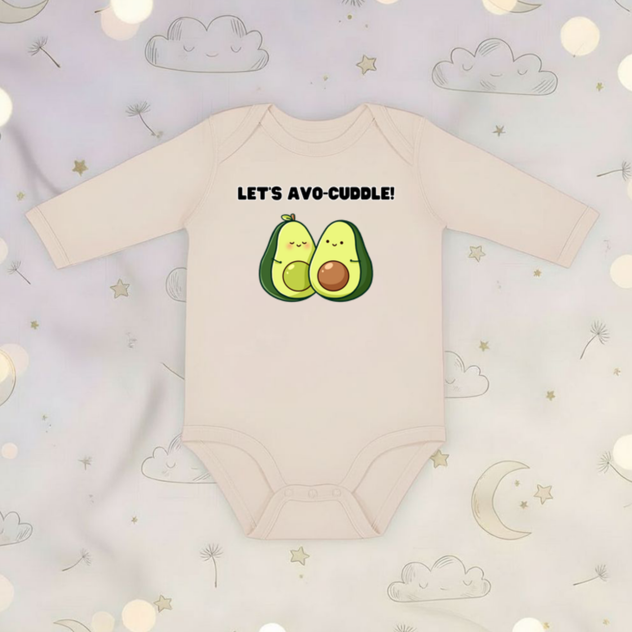 LET’S AVO-CUDDLE! Long Sleeve Onesie