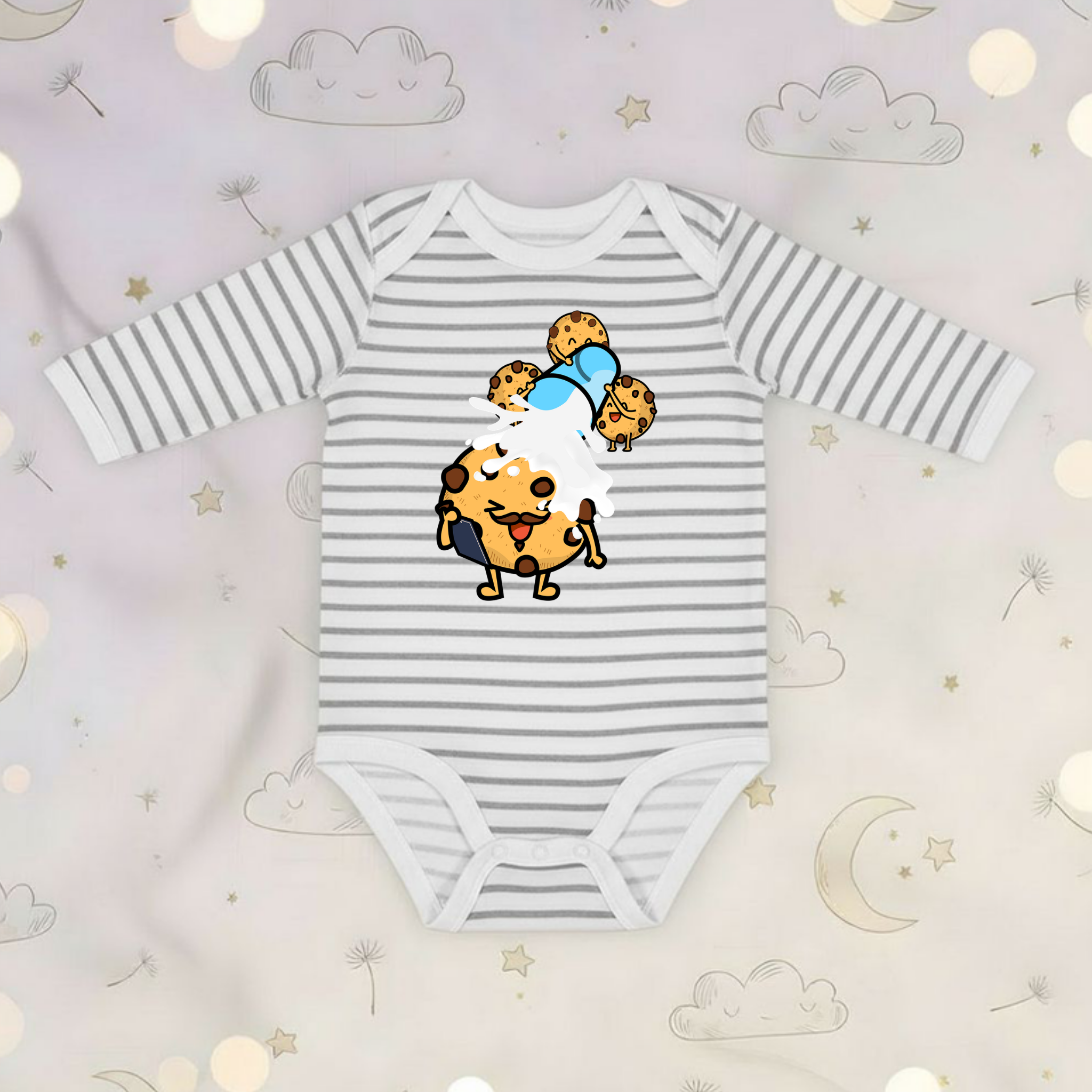 Coach and Players Cookies Long Sleeve Onesie