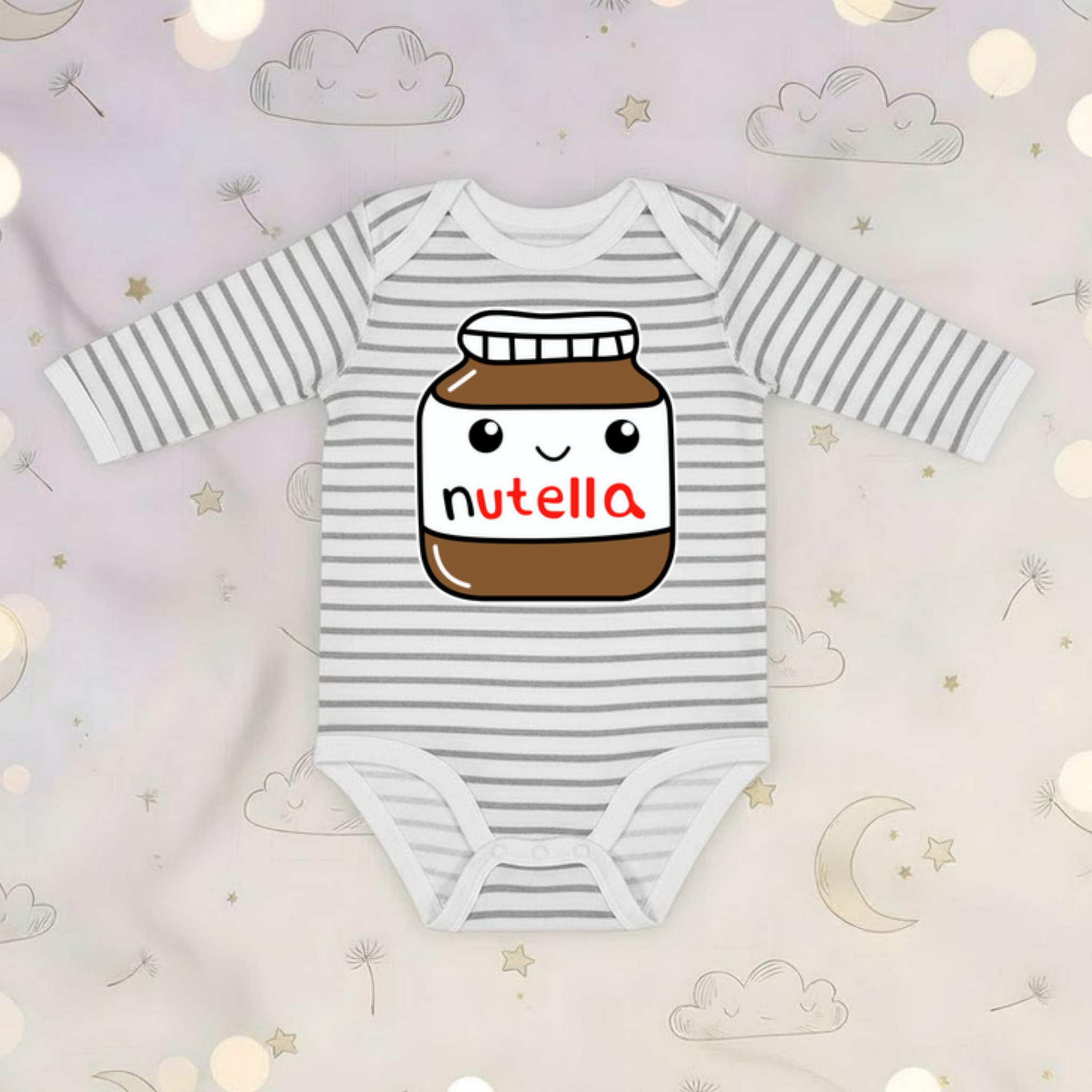 Nutella Long Sleeve Onesie