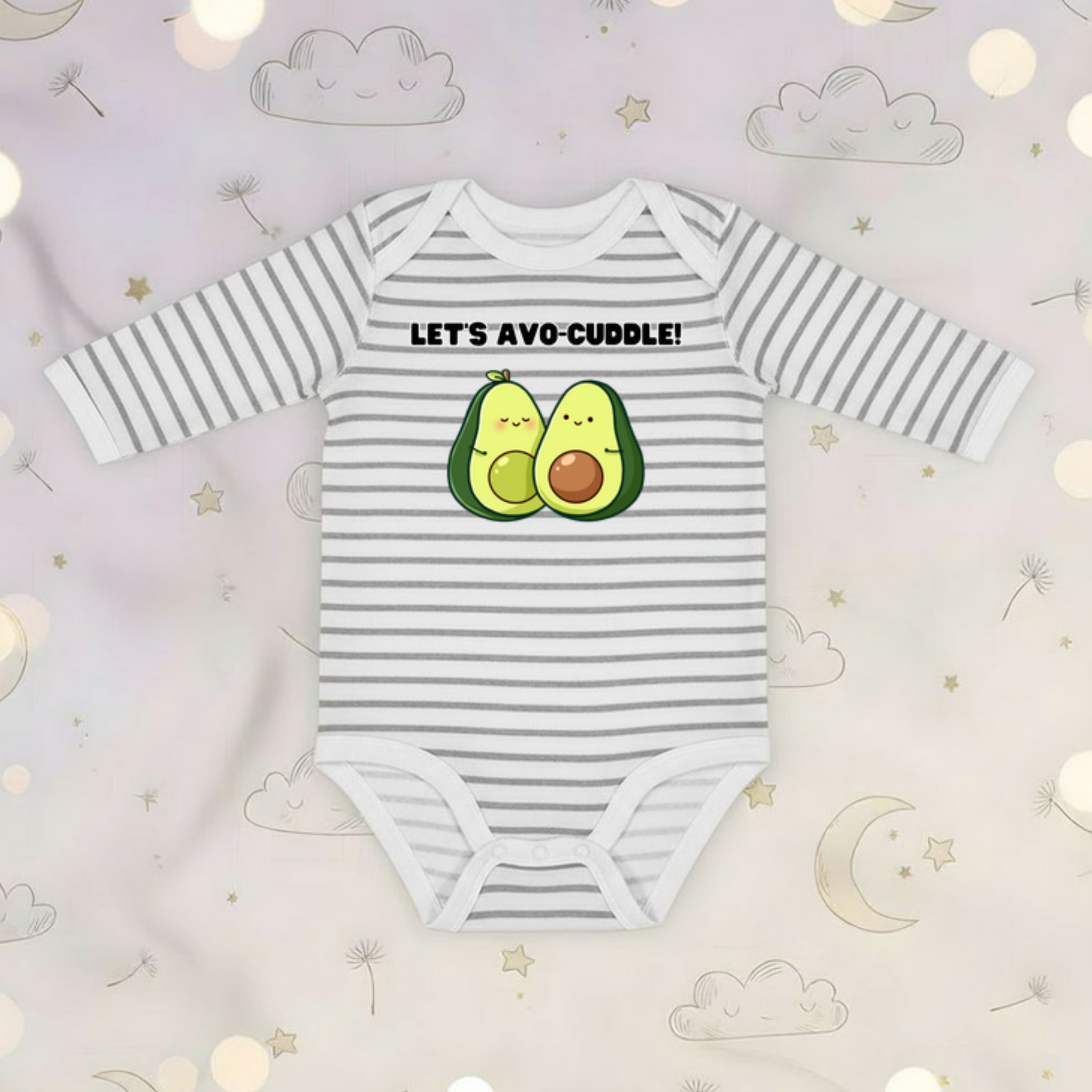 LET’S AVO-CUDDLE! Long Sleeve Onesie