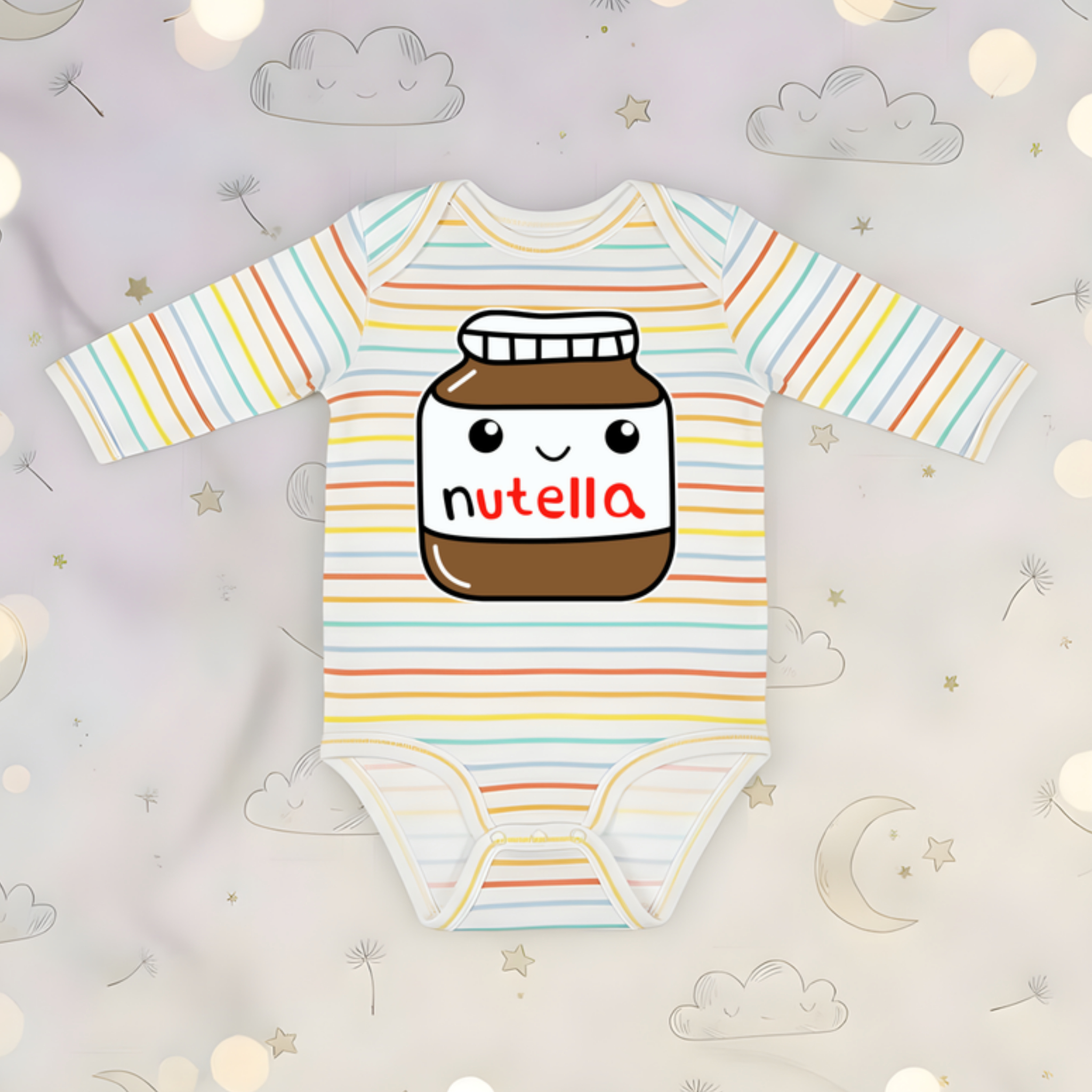 Nutella Long Sleeve Onesie