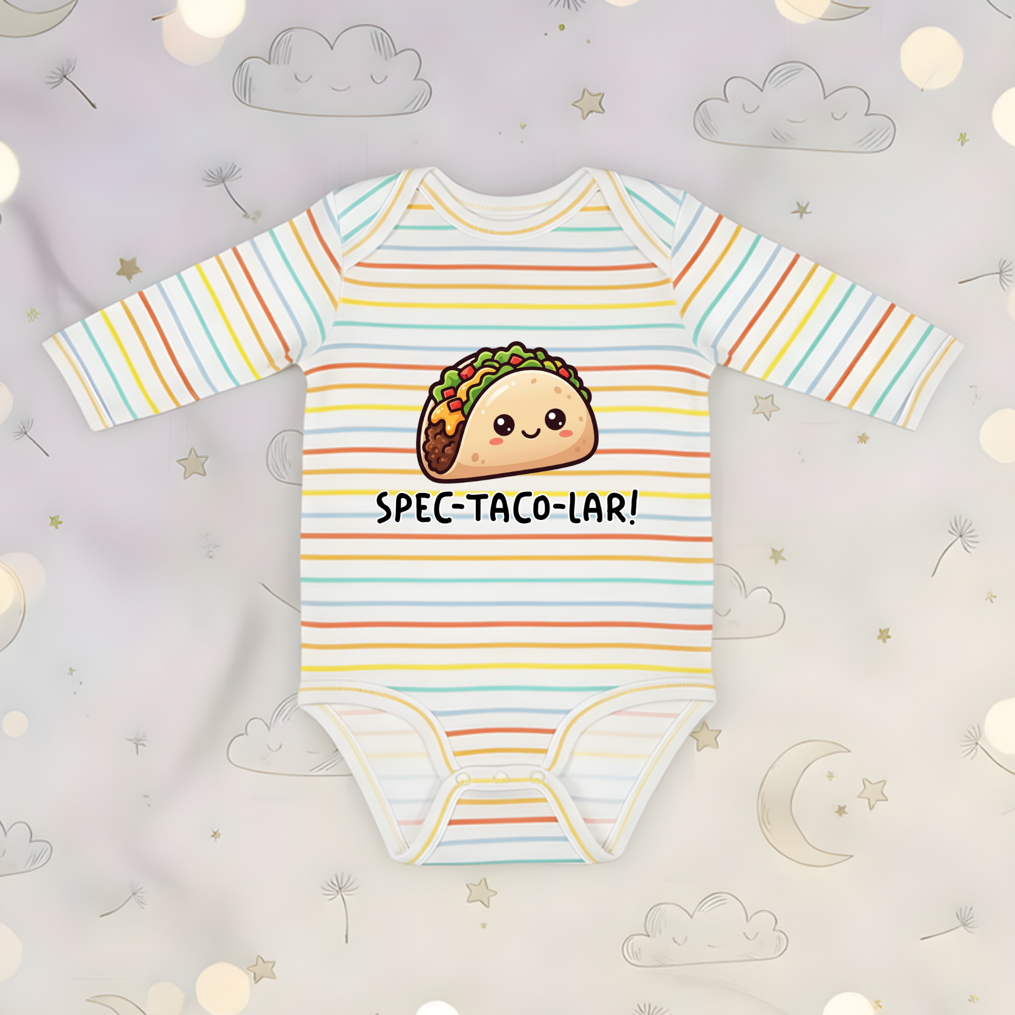 Spec-taco-lar!  Taco Long Sleeve Onesie