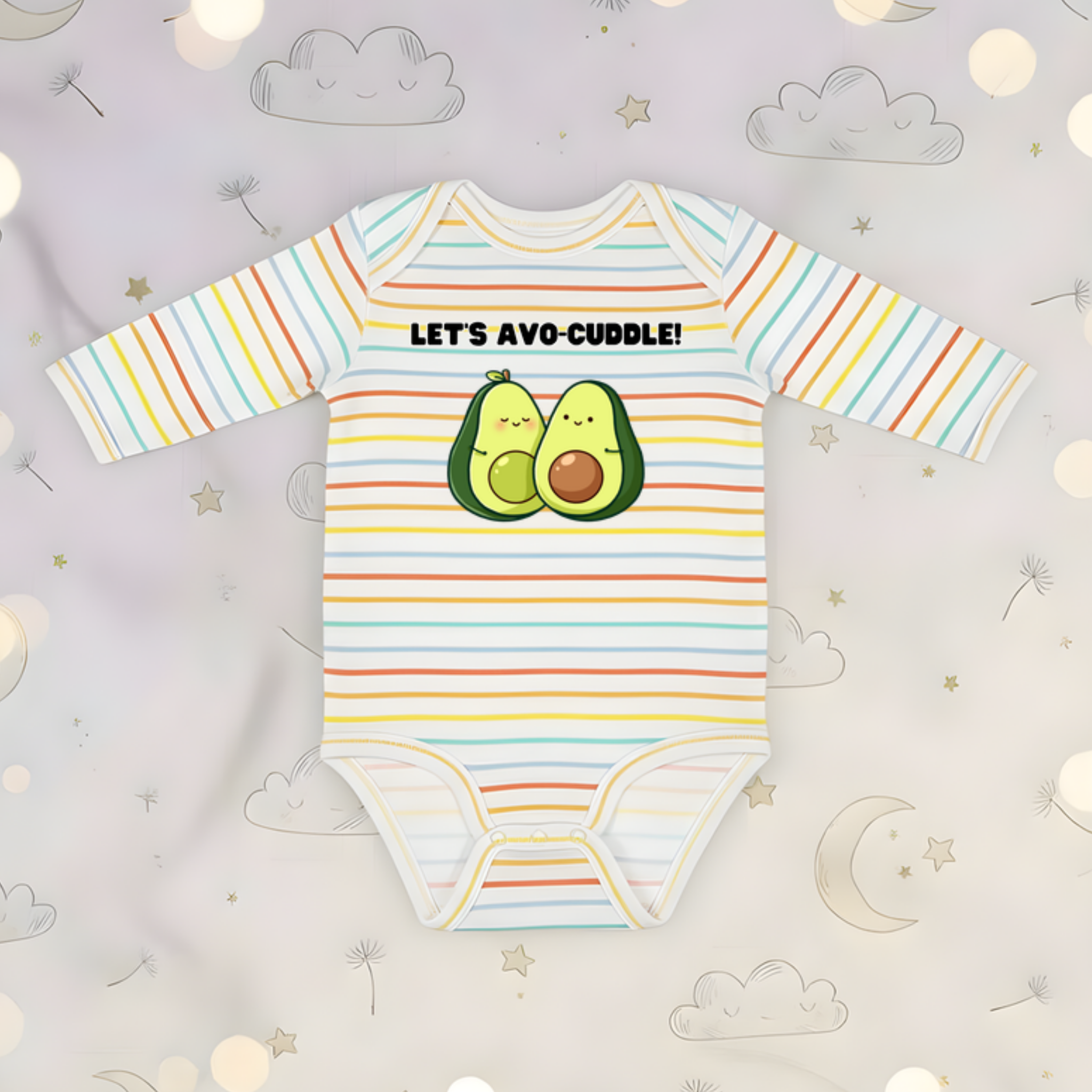 LET’S AVO-CUDDLE! Long Sleeve Onesie