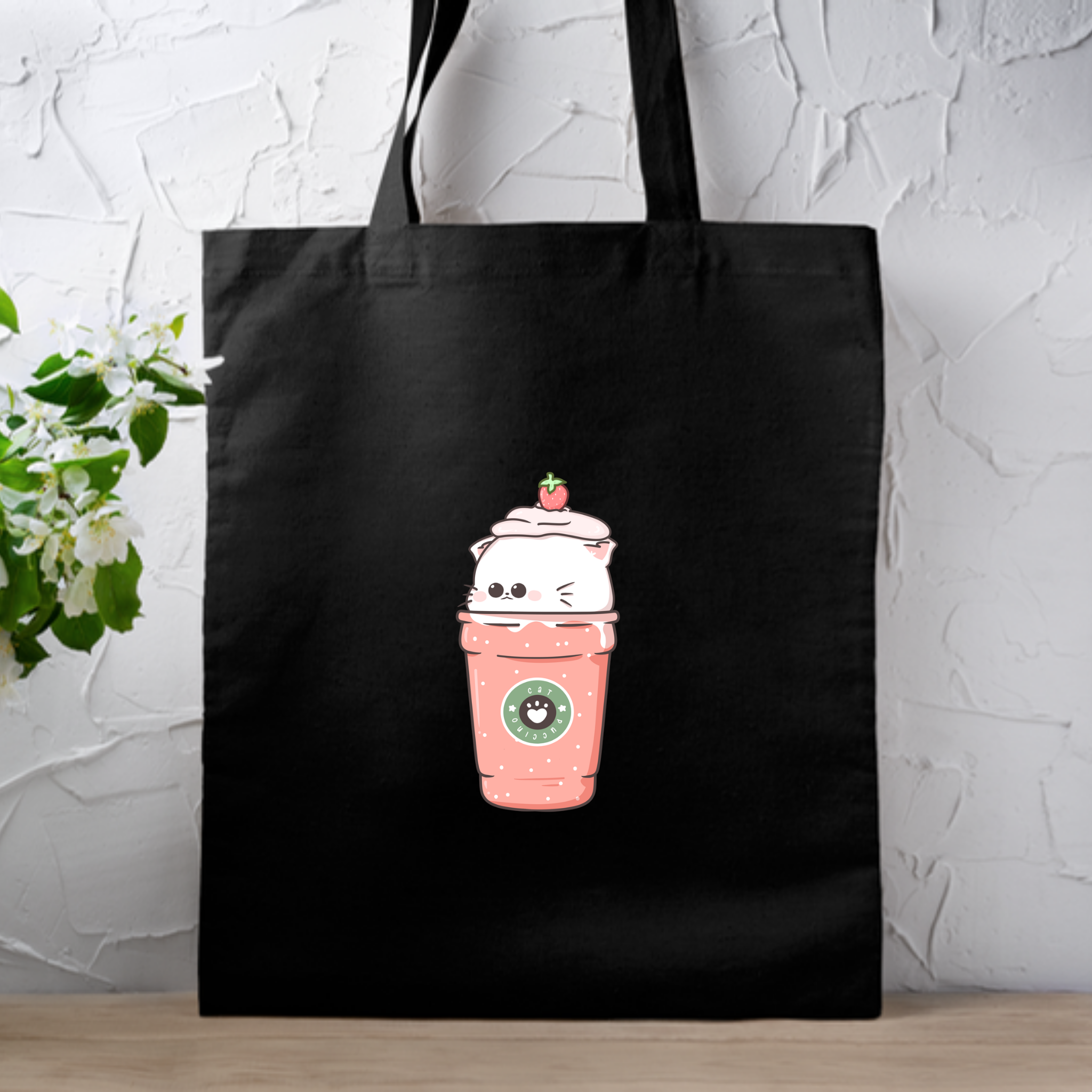Kitten Cappuccino Tote Bag